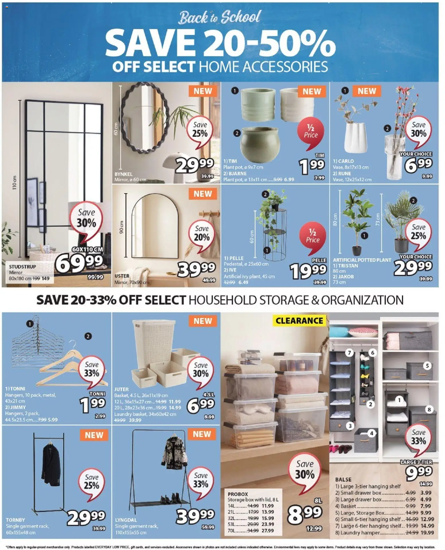 JYSK flyer valid from Aug 13, 2026 | Page: 15 | Products: Storage box, Shelf, Box, Mirror