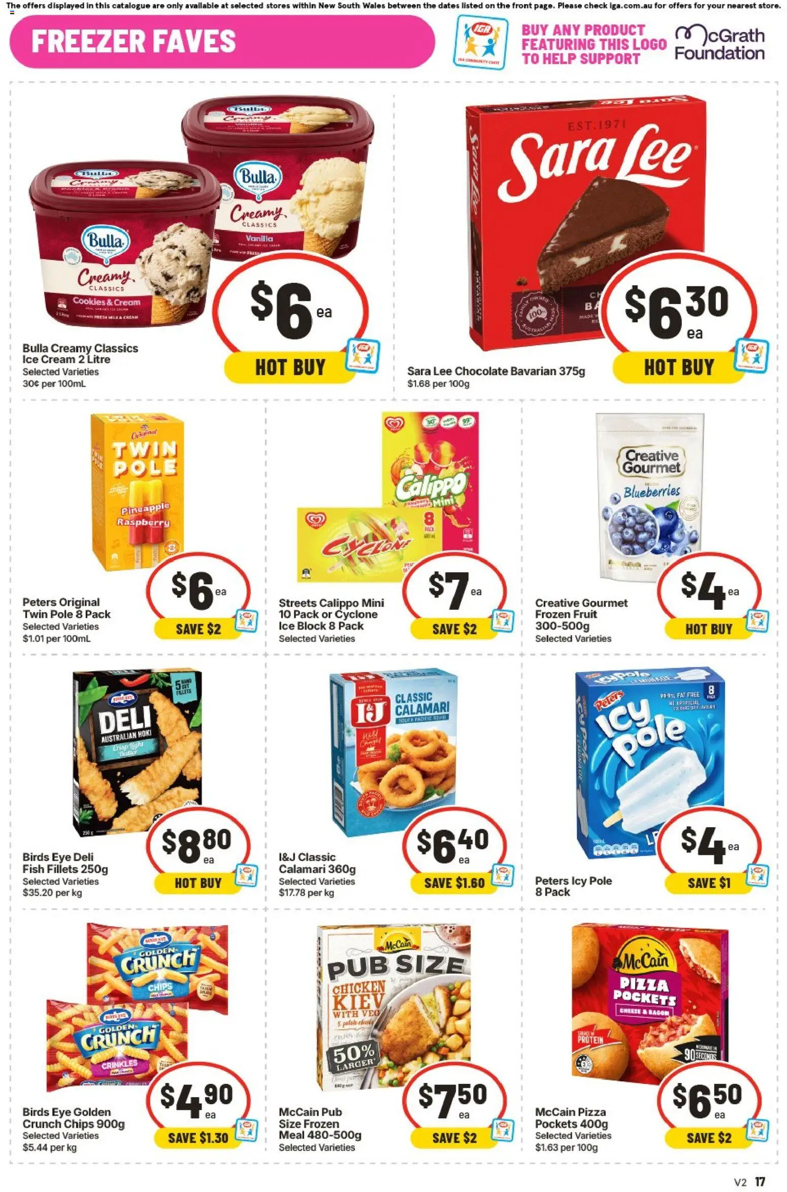 IGA catalogue - valid from 16/09/2026 | Page: 14 | Products: Chocolate, Fruit, Freezer, Frozen fruit