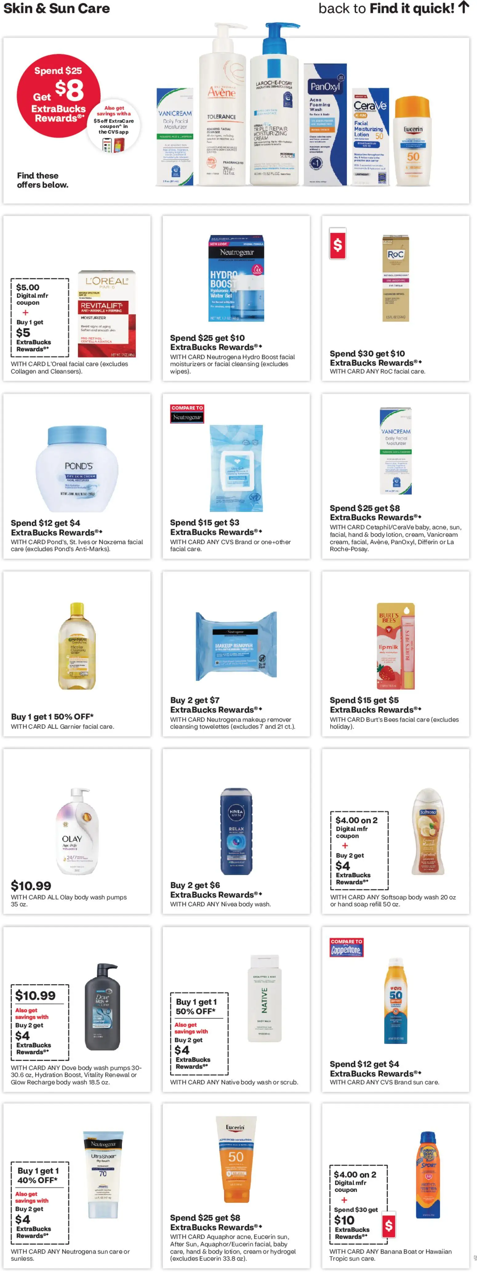 CVS Pharmacy Weekly Ad - CT - valid from 14.06.2026 | Page: 13 | Products: Milk, Soap, Cream, Water