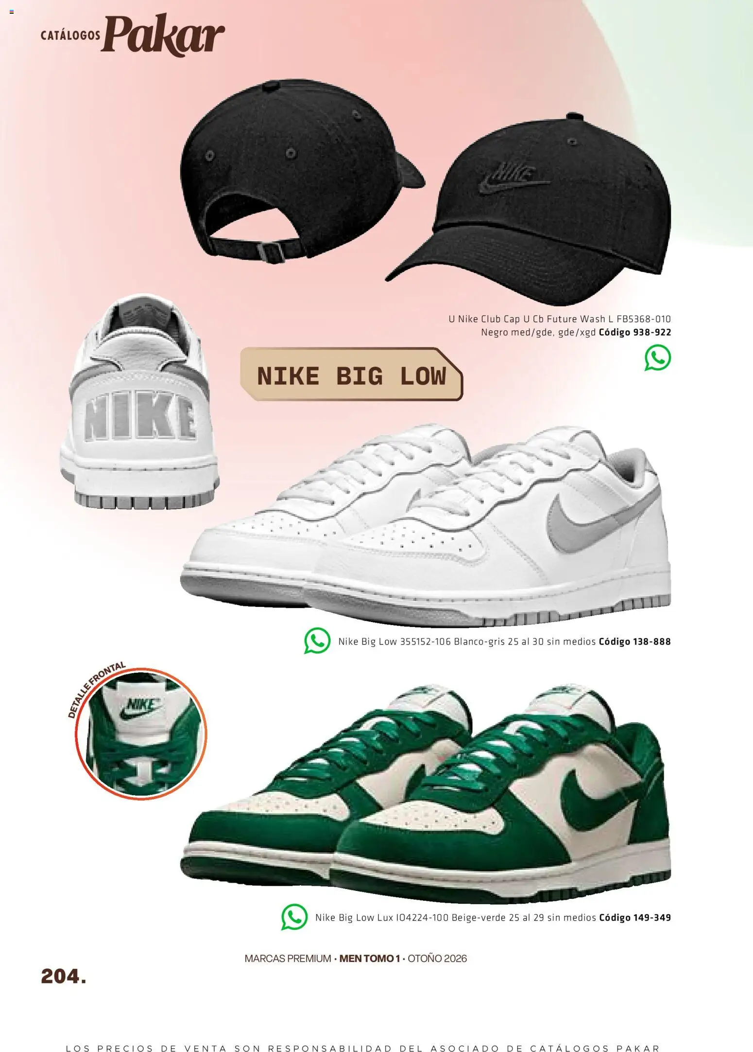 Nuevas ofertas de SC Pakar válidas en toda la República Mexicana desde el 28/08/2026. ¡Encuentra las mejores ofertas en SC Pakar catálogo Premium Men Tomo 1! | Página: 204