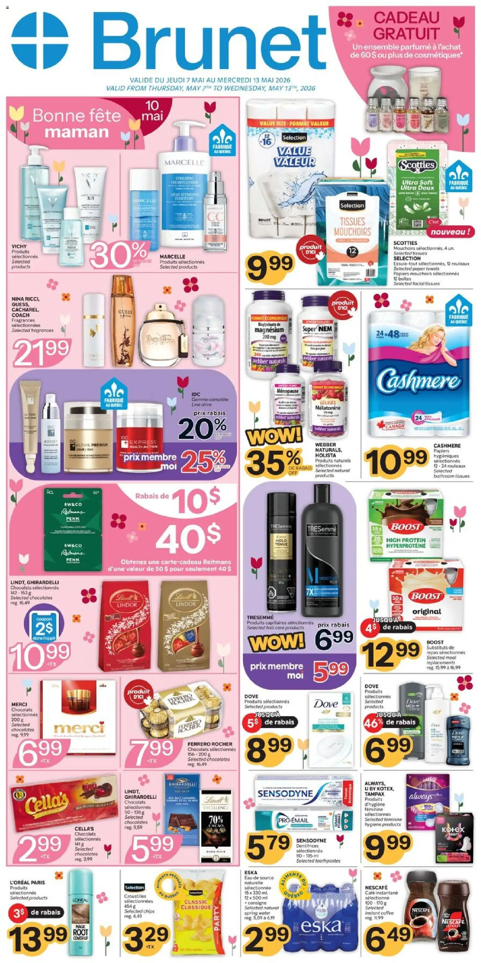 Brunet flyer valid from 07.05.2026 | Page: 1 | Products: Chips, Coffee