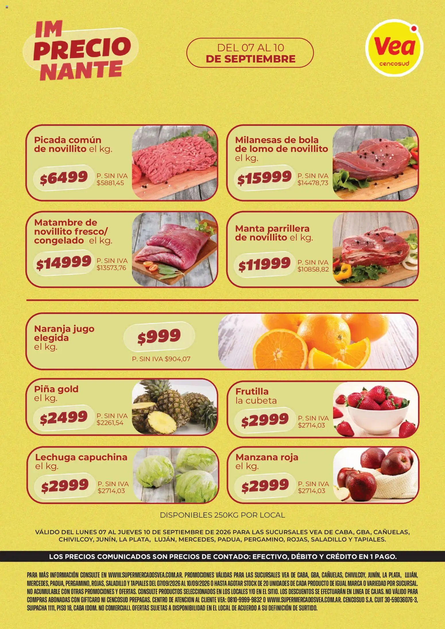 Vea ofertas │ válido desde el 07/09/2026 | Página: 1 | Productos: Frutilla, Manta, Jugo, Piña