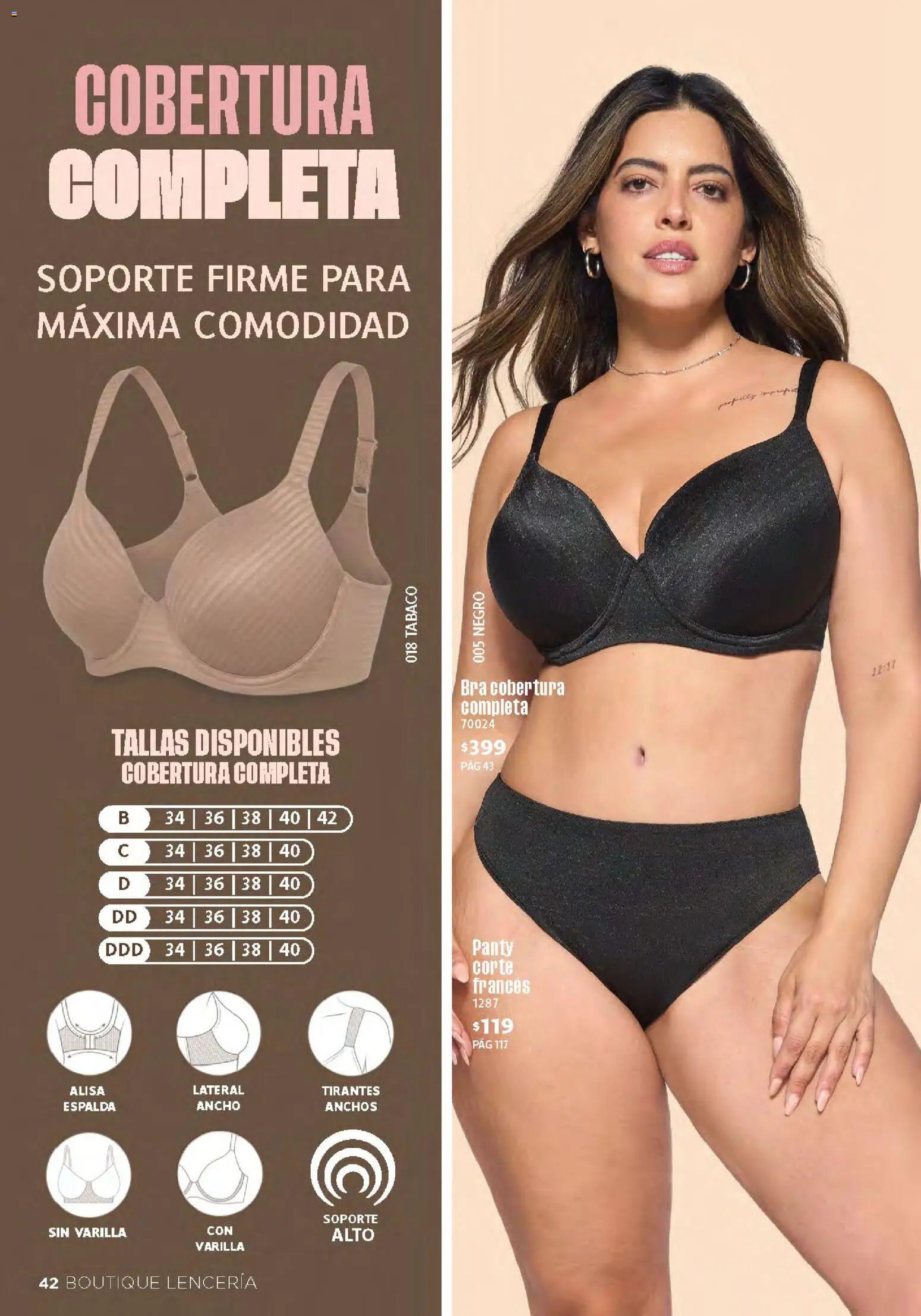 Nuevas ofertas de Ilusión válidas en toda la República Mexicana desde el 01/09/2026. ¡Encuentra las mejores ofertas en Ilusión catálogo Otoño! | Página: 44 | Productos: Tirantes, Lenceria