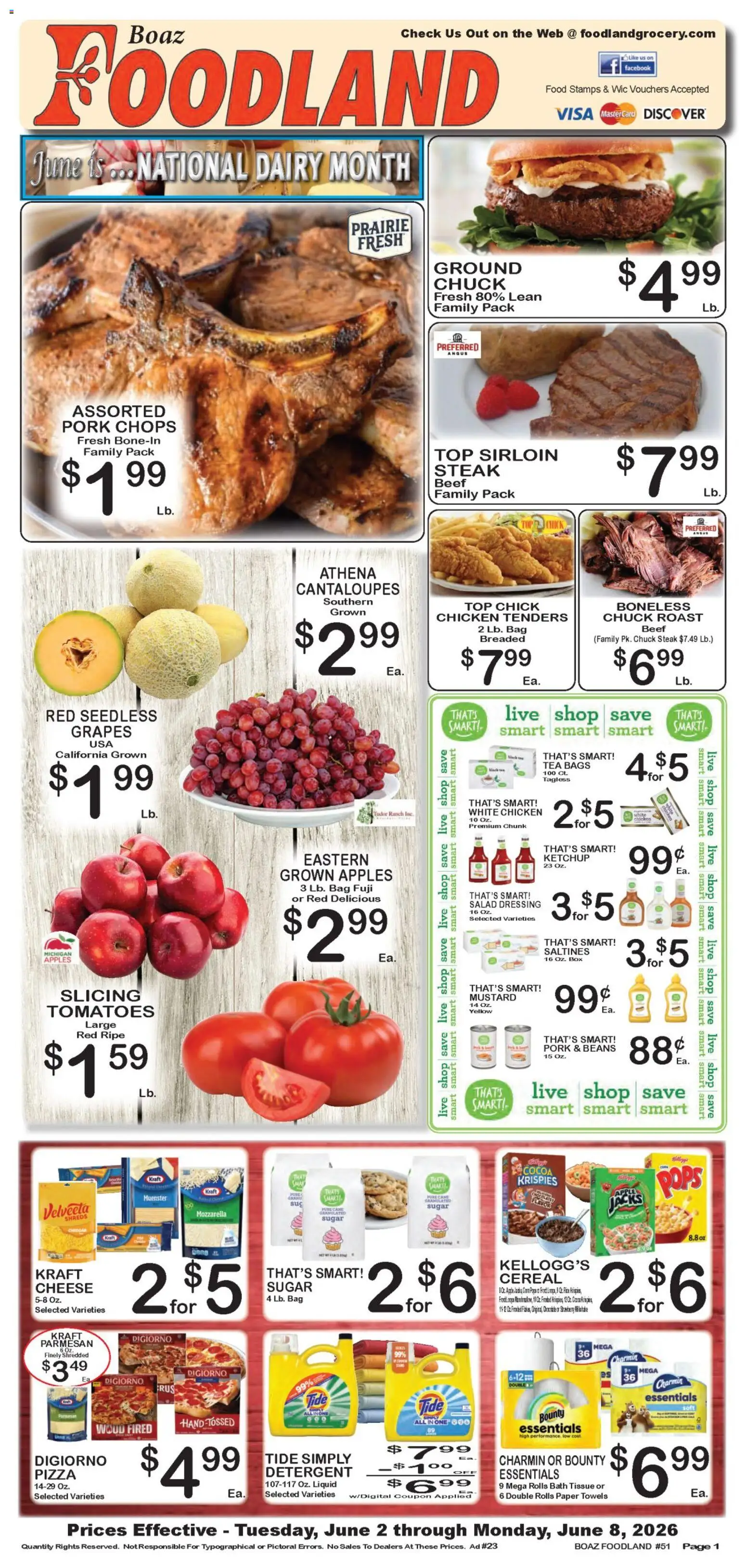 Foodland Weekly Ad - valid from 02.06.2026 | Page: 1