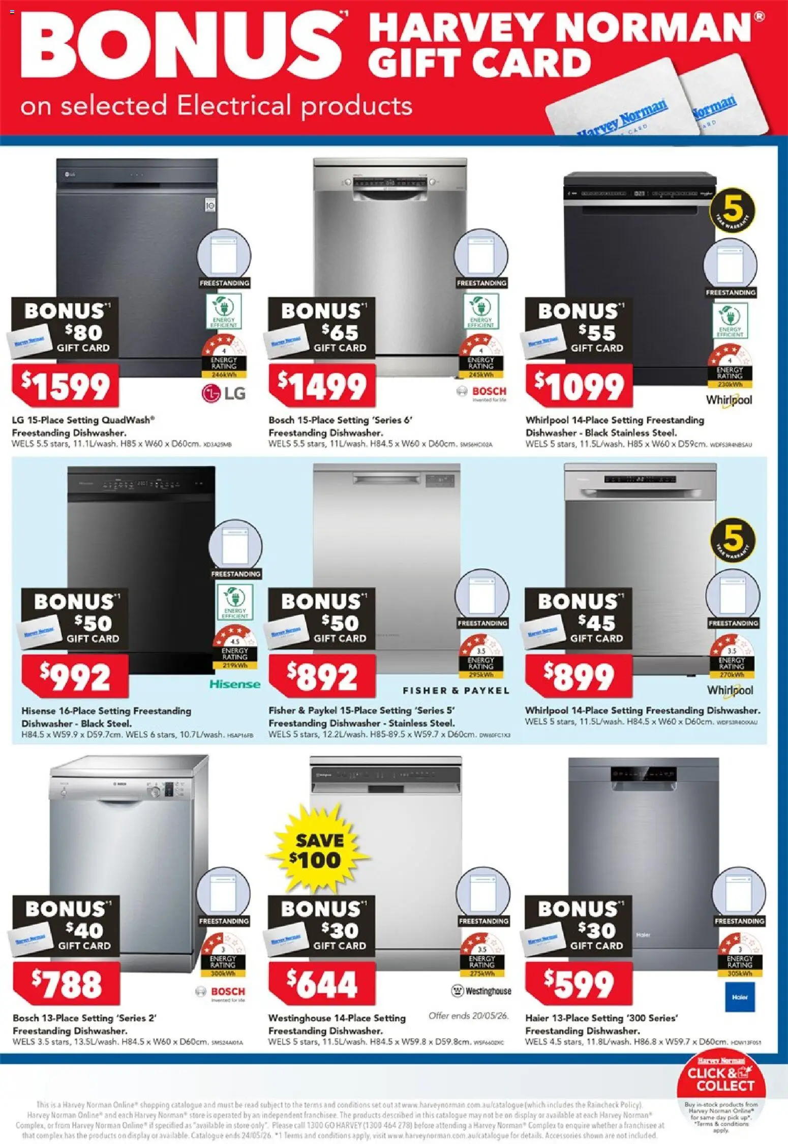 Harvey Norman catalogue - valid from 18.05.2026 | Page: 31 | Products: Accessories, Dishwasher