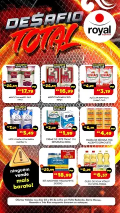 Royal Supermercados ofertas Desafio Total - Pré-Visualização do folheto da loja Royal Supermercados, válido de 03/07/2026 | Página: 1