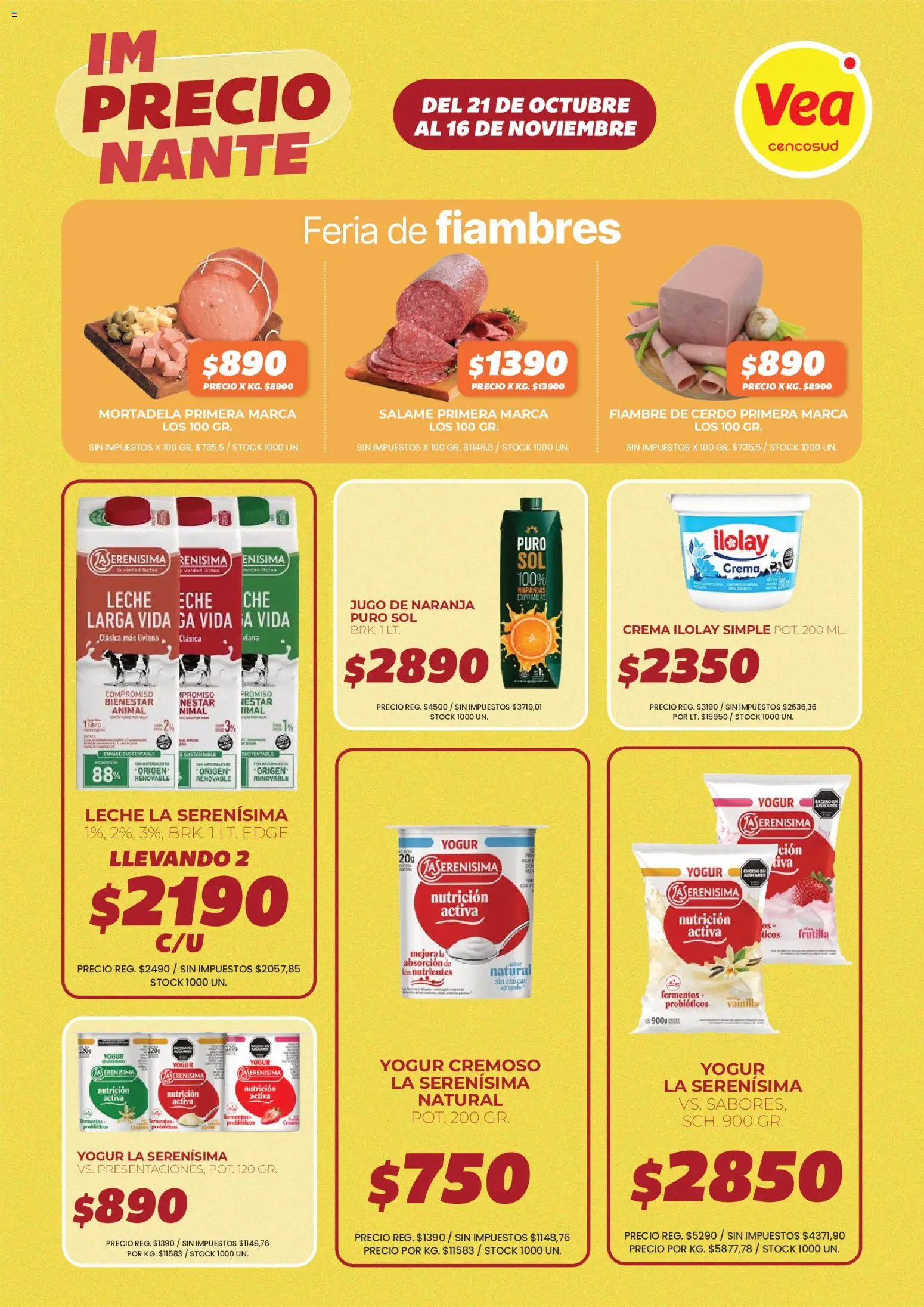 Vea - ImPRECIOnante | BsAs, NEA y Chubut │ válido desde el 21/10/2026 | Página: 10