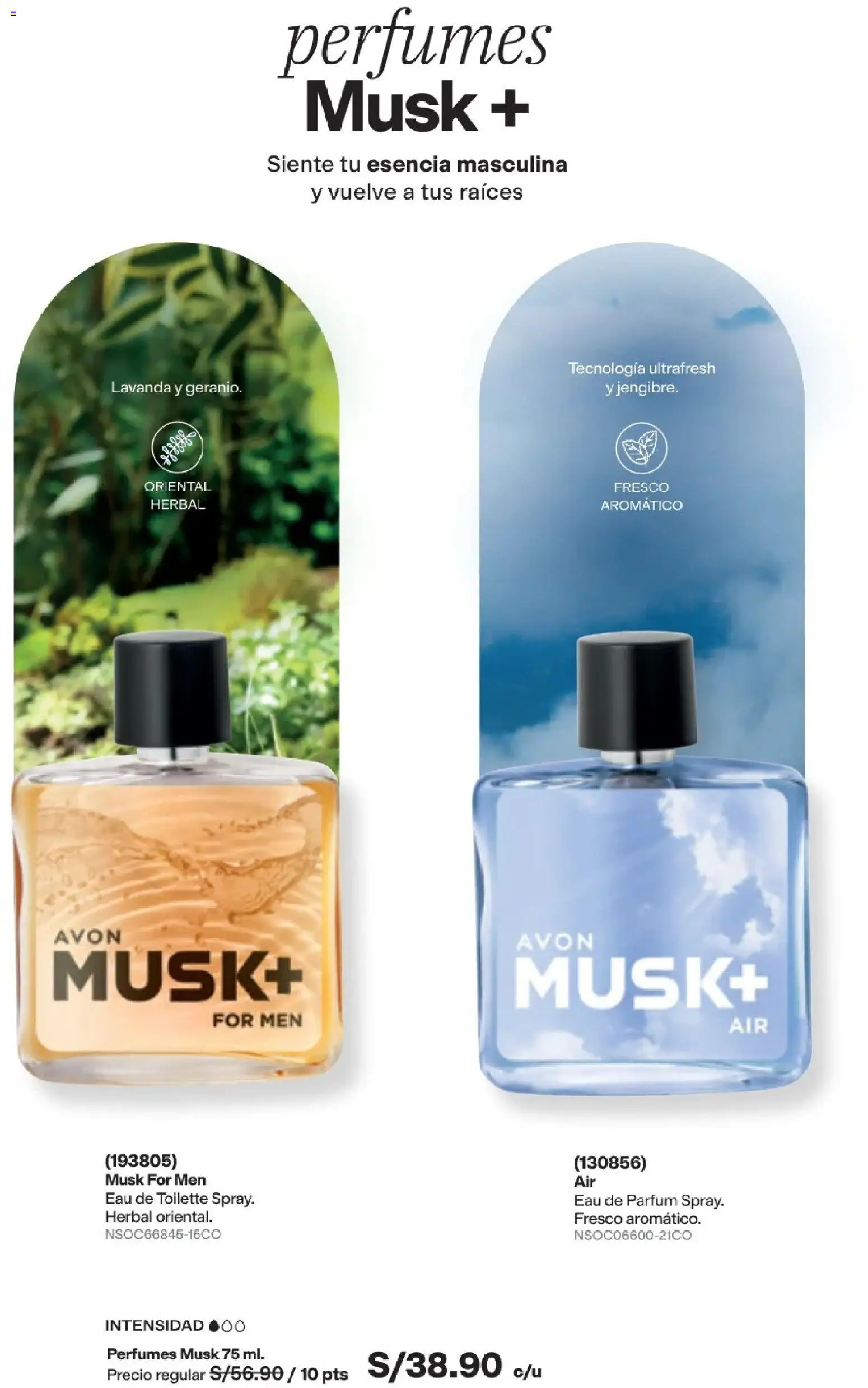 Catálogo Avon válido desde 29/08/2026 | Página: 62 | Productos: Perfumes, EAU de Toilette
