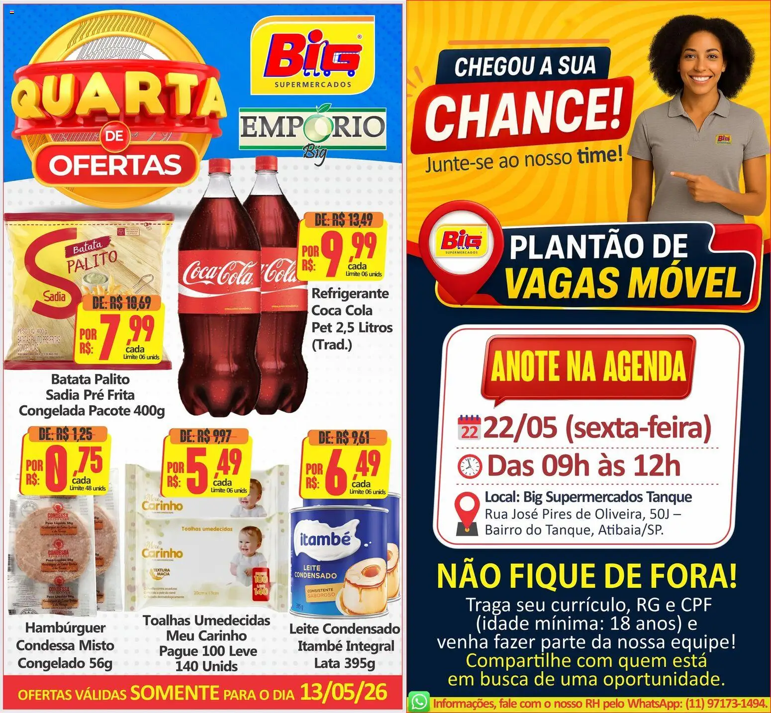 Big Supermercados Folheto - válido de 13.05.2026 | Página: 1
