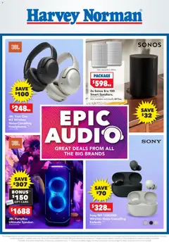 Preview of Harvey Norman Epic Audio  - valid from 14.05.2026
