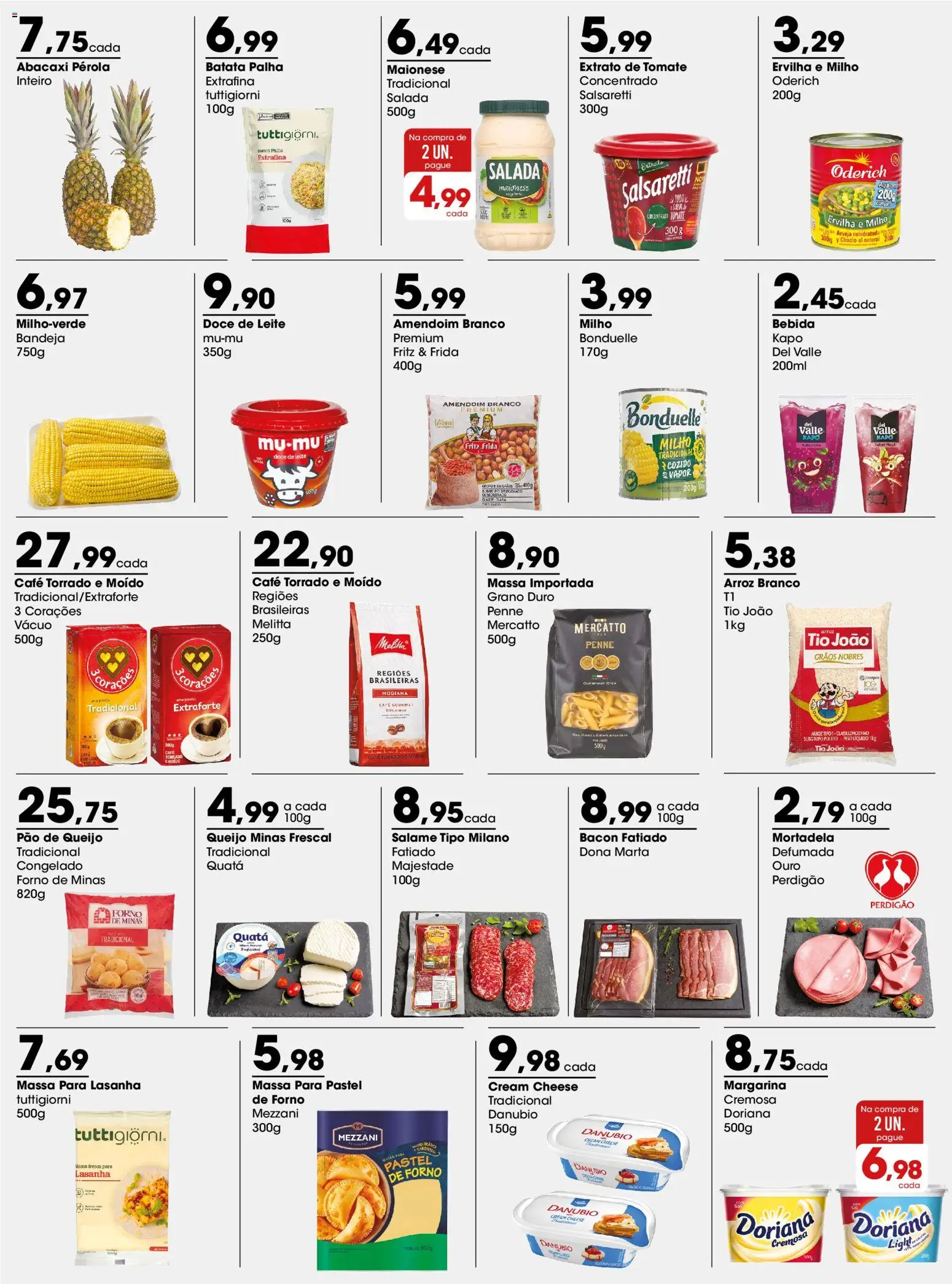 Zaffari Folheto - válido de 09.03.2026 | Página: 2 | Produtos: Amendoim, Mortadela, Abacaxi, Maionese