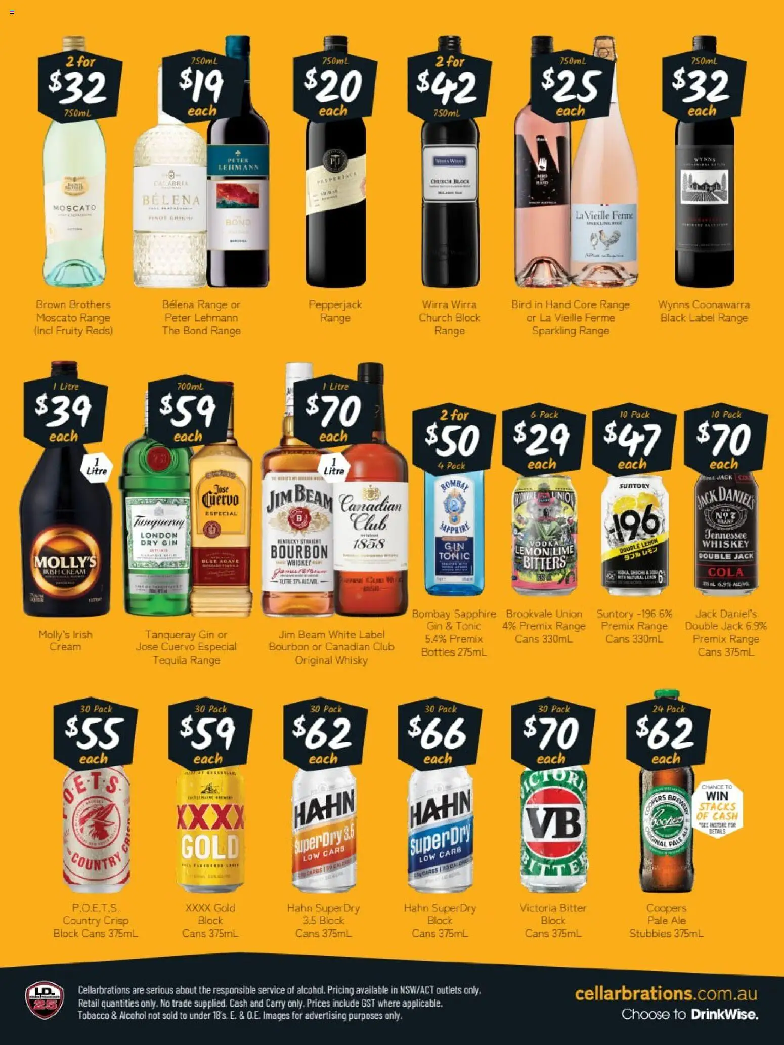 Cellarbrations catalogue - valid from 04.05.2026 | Page: 2 | Products: Bourbon, Gin, Vodka, Whiskey