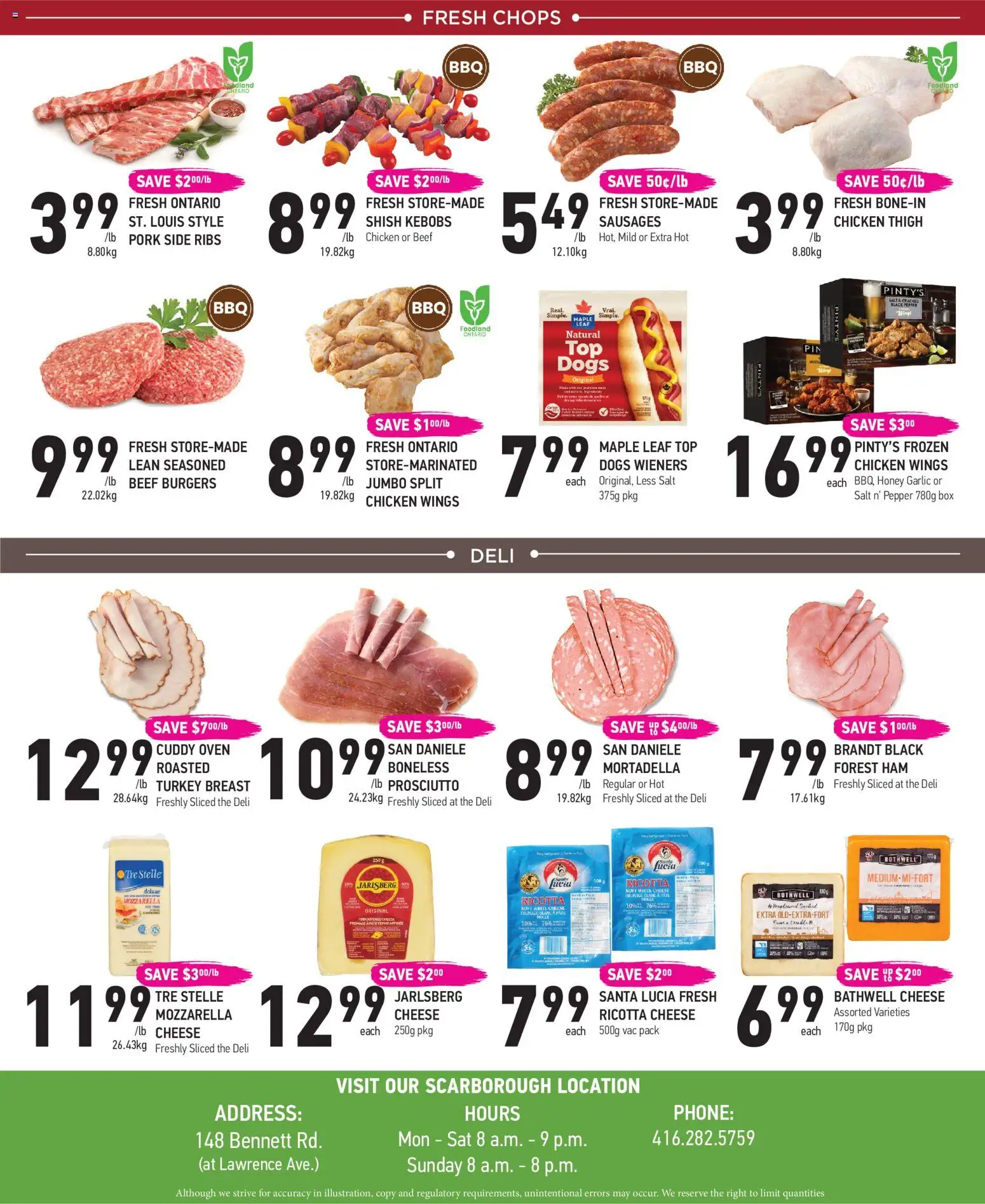 Coppas Fresh Market flyer valid from Jul 23, 2026 | Page: 4 | Products: Beef, Chicken wings, Phone, Chicken