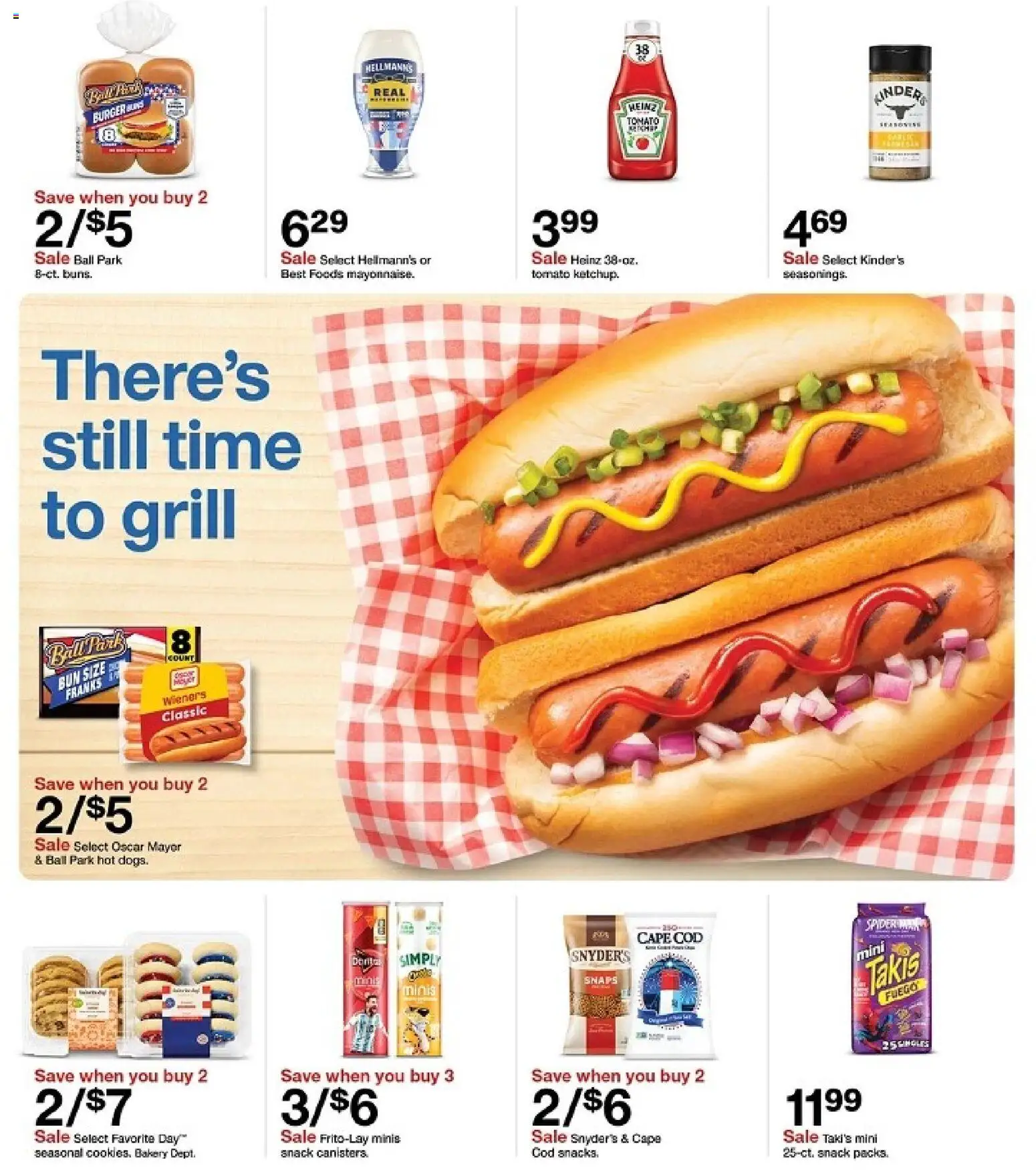 Target Weekly Ad - valid from 08/30/2026 | Page: 5 | Products: Bakery, Tomato, Grill