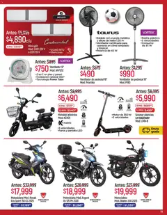 Vista previa de Chedraui Hot Sale, nuevo folleto de la tienda, válido en México a partir del 25.05.2026 | Página: 11 | Productos: Ventilador, Control remoto, Scooter