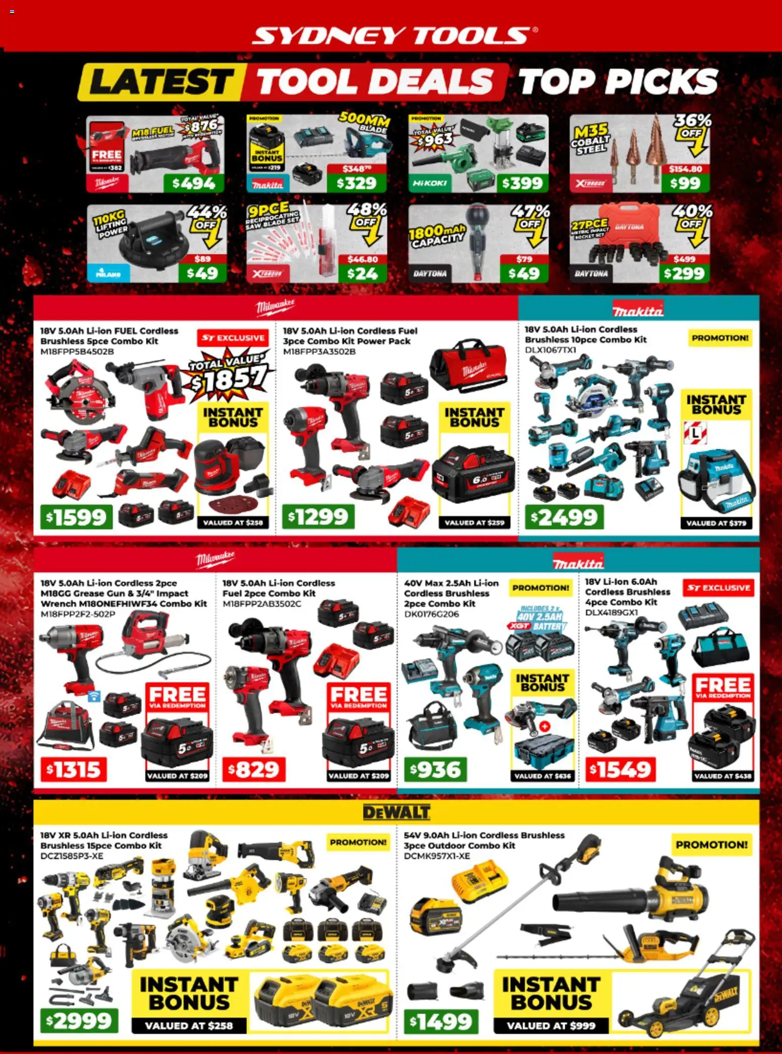 Sydney Tools weekly catalogue from 15/07/2026 cover