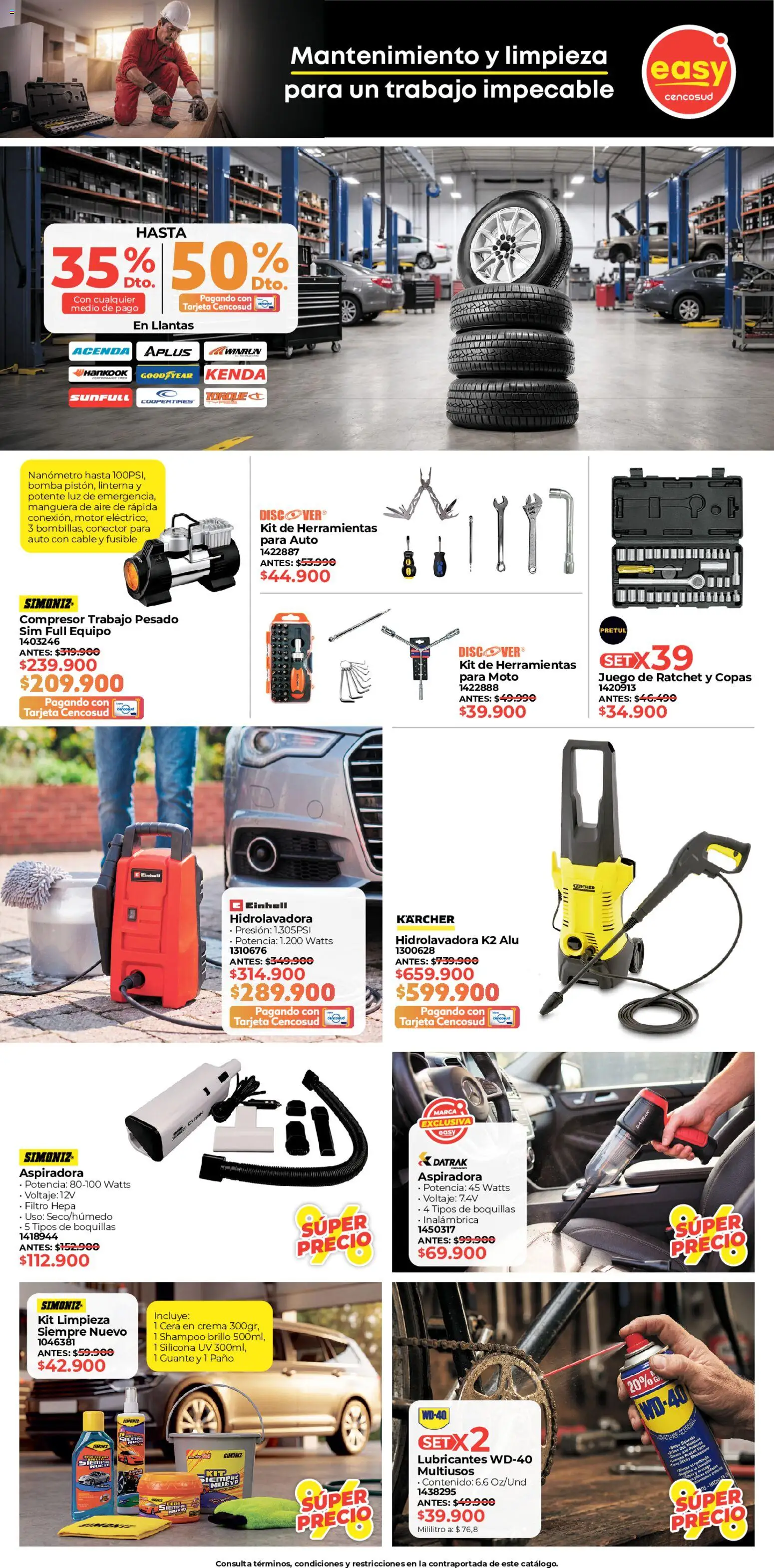 Easy revista - valida desde el 15/07/2026 | Página: 3 | Productos: Aspiradora, Juego, Shampoo, Brillo
