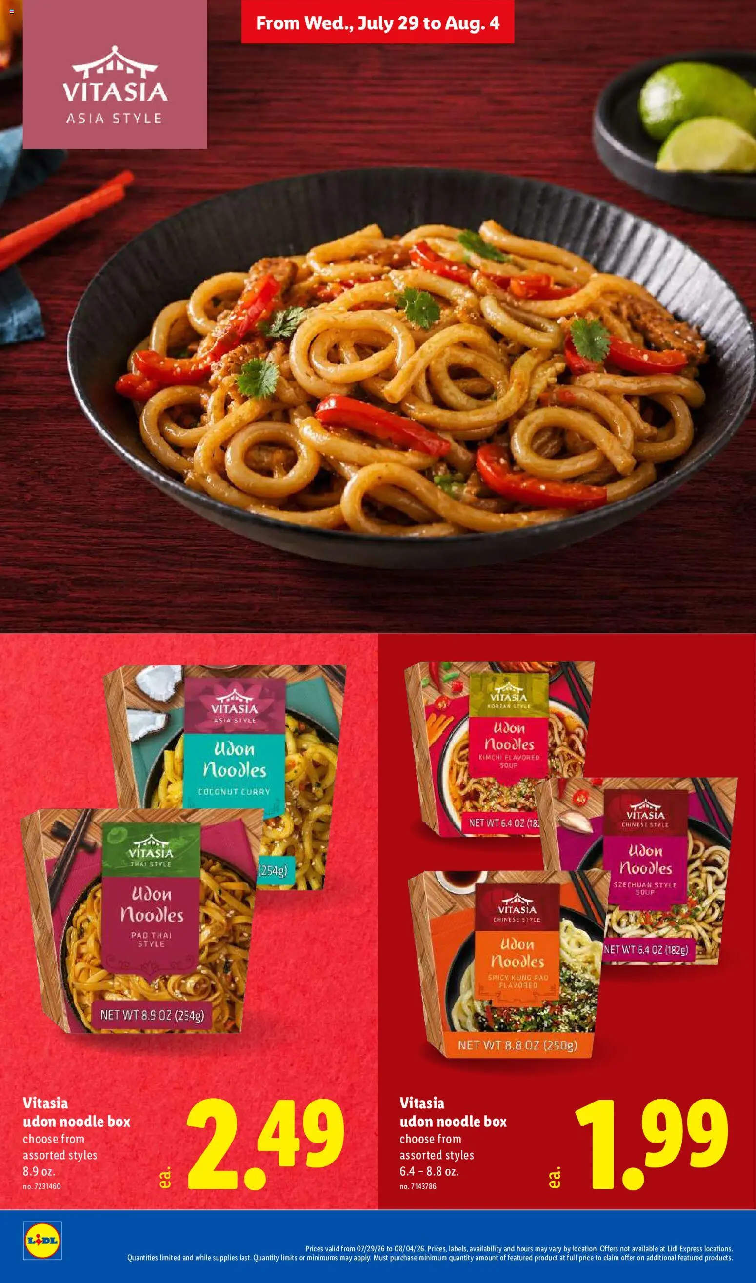 Lidl Weekly Ad - valid from 07/29/2026 | Page: 10 | Products: Box, Noodles