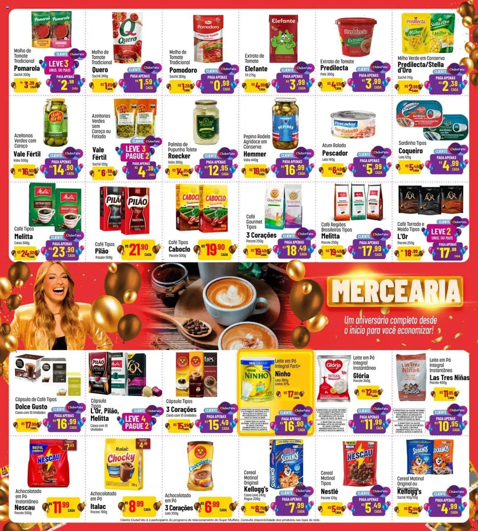 Super Muffato Folheto - válido de 13/08/2026 | Página: 7 | Produtos: Cápsulas, Sardinha, Atum, Leite em pó