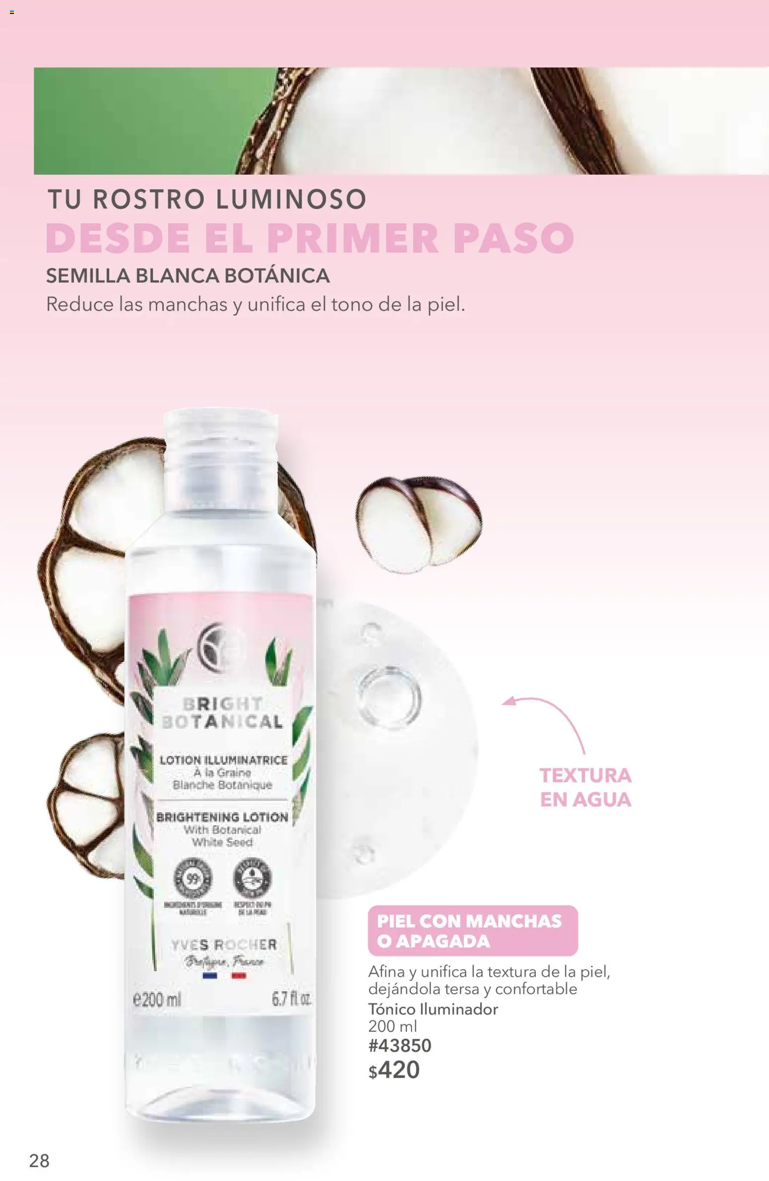 Nuevas ofertas de Yves Rocher válidas en toda la República Mexicana desde el 25/08/2026. ¡Encuentra las mejores ofertas en Yves Rocher campaña 12 2026! | Página: 28 | Productos: Iluminador, Agua