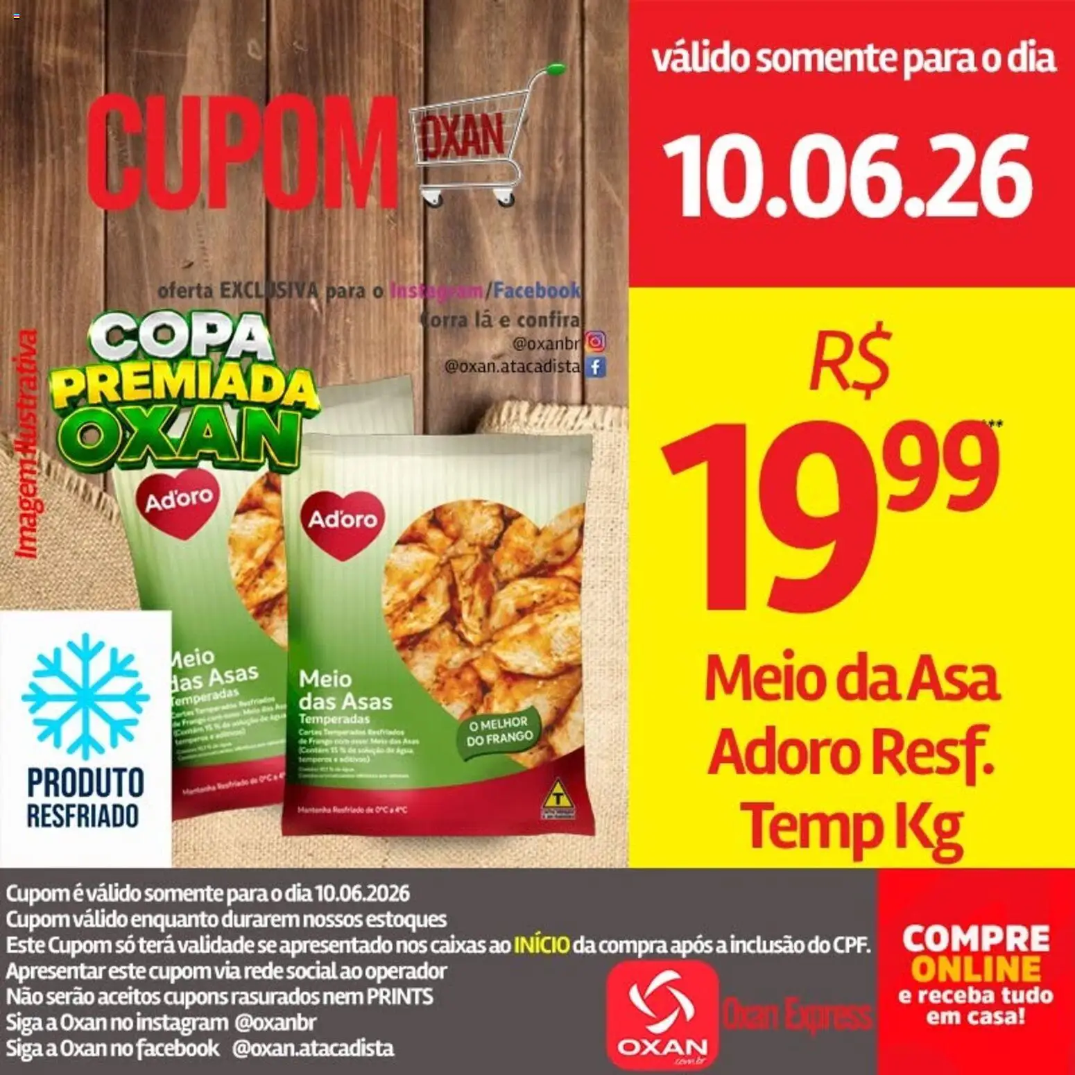 Oxan Atacadista Folheto - válido de 10.06.2026 | Página: 6 | Produtos: Copa, Frango