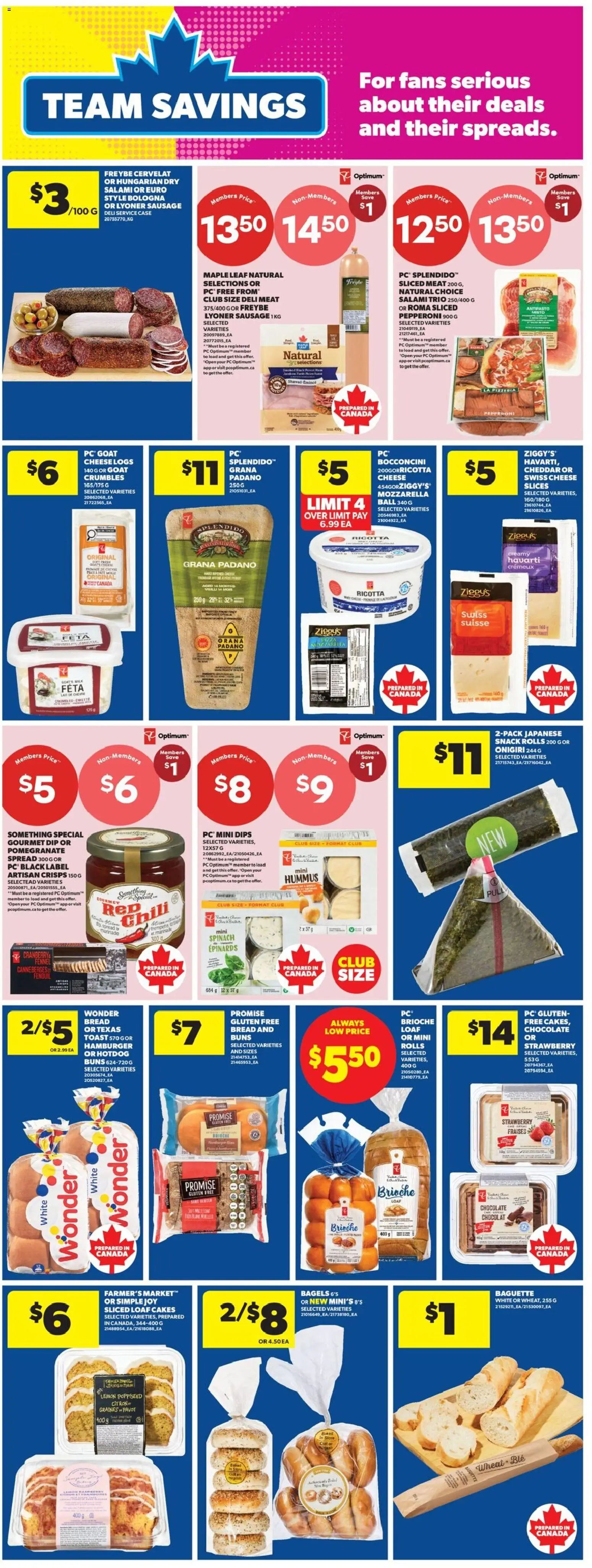 Real Canadian Superstore flyer valid from 28.05.2026 | Page: 23 | Products: PC, Case, Bread, Salami