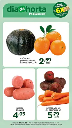 Supermercado Guanabara - Ofertas da semana - Pré-Visualização do folheto da loja Supermercado Guanabara, válido de 01/09/2026