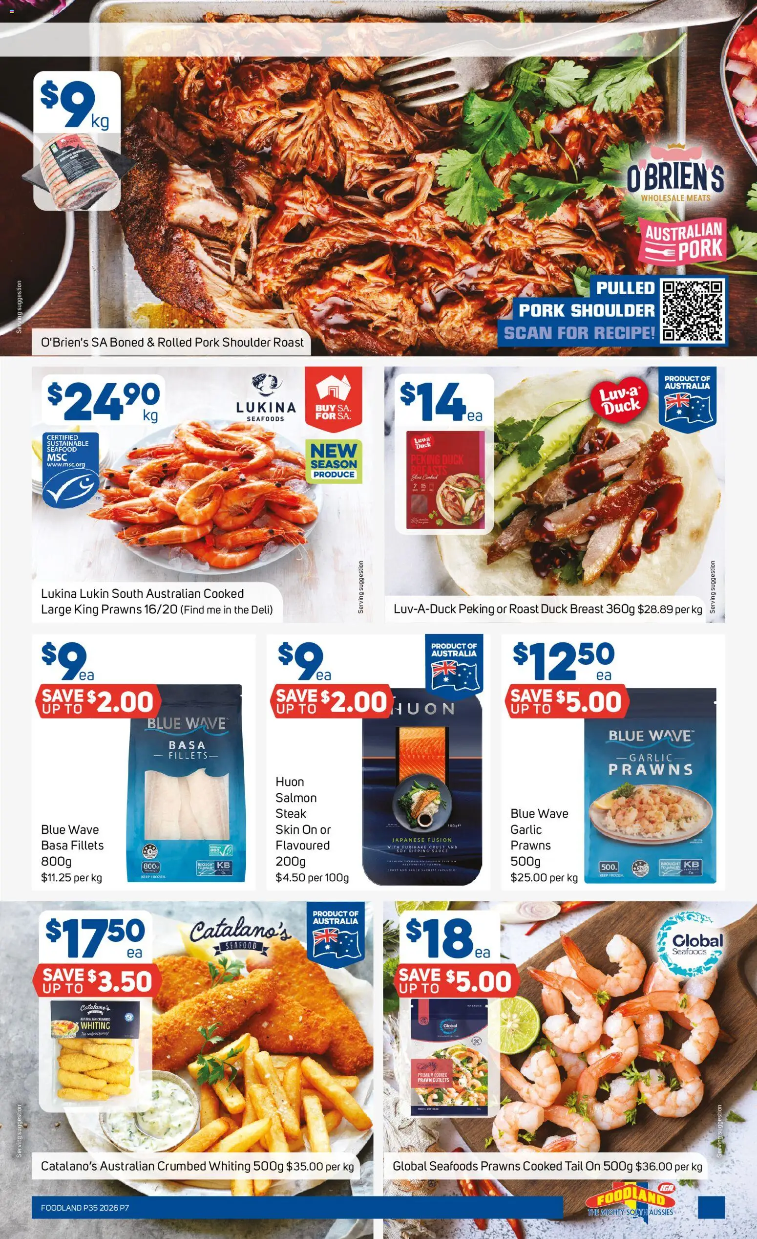 Foodland catalogue - valid from 25/08/2026 | Page: 7 | Products: Peking duck, Duck breast, Sustainable, Roast