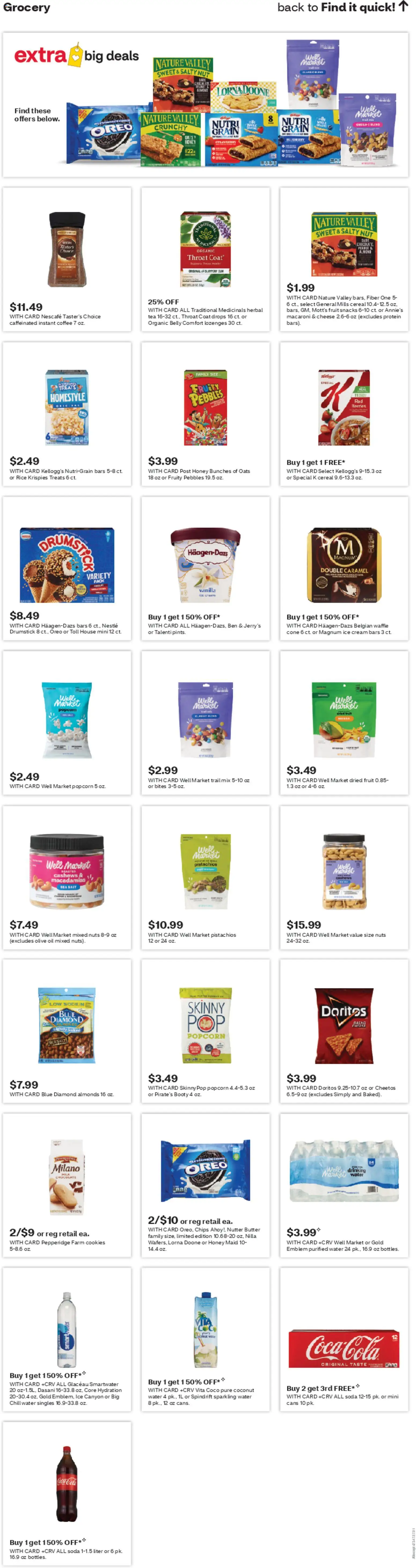 CVS Pharmacy Weekly Ad - TX - valid from 08.03.2026 | Page: 17 | Products: Oil, Coffee, Rice, Chips