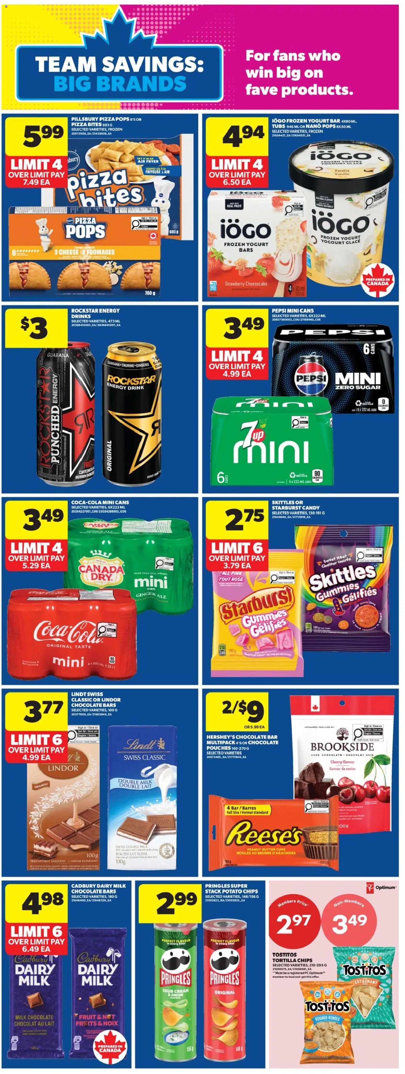 Real Canadian Superstore flyer valid from Jul 2, 2026 | Page: 17 | Products: Sour cream, Chips, Pizza, Juice