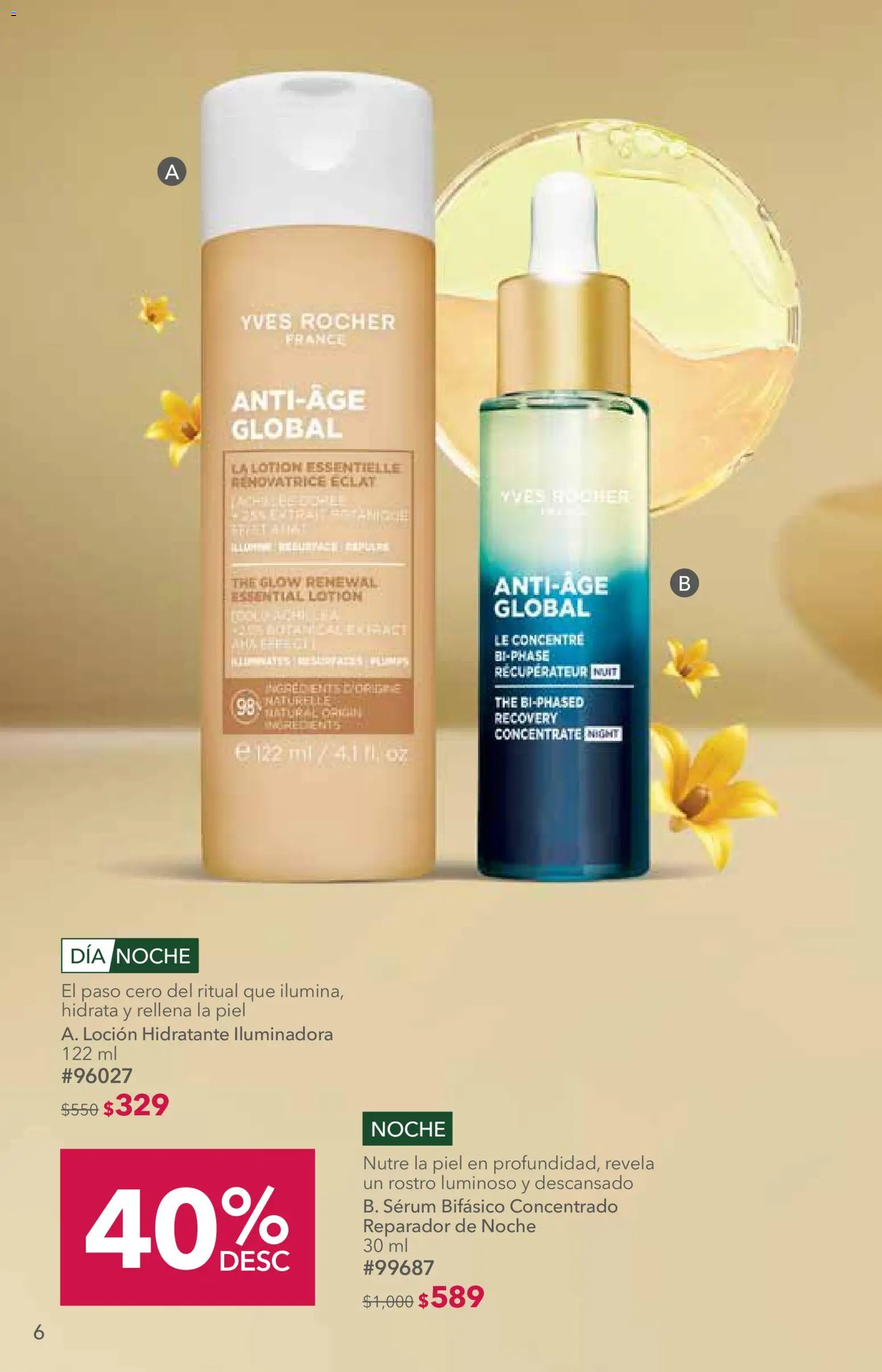 Nuevas ofertas de Yves Rocher válidas en toda la República Mexicana desde el 25/08/2026. ¡Encuentra las mejores ofertas en Yves Rocher campaña 12 2026! | Página: 6 | Productos: Serum, Loción