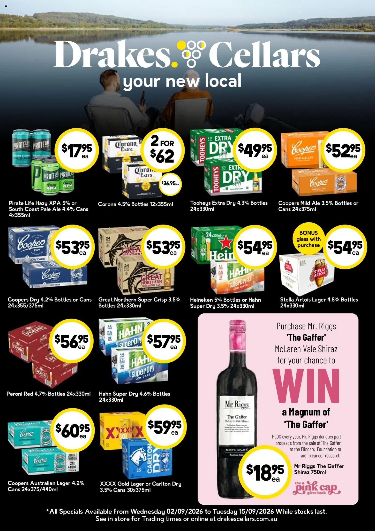 Drakes catalogue - valid from 02/09/2026 | Page: 1 | Products: Heineken, Foundation, Cookies, Magnum