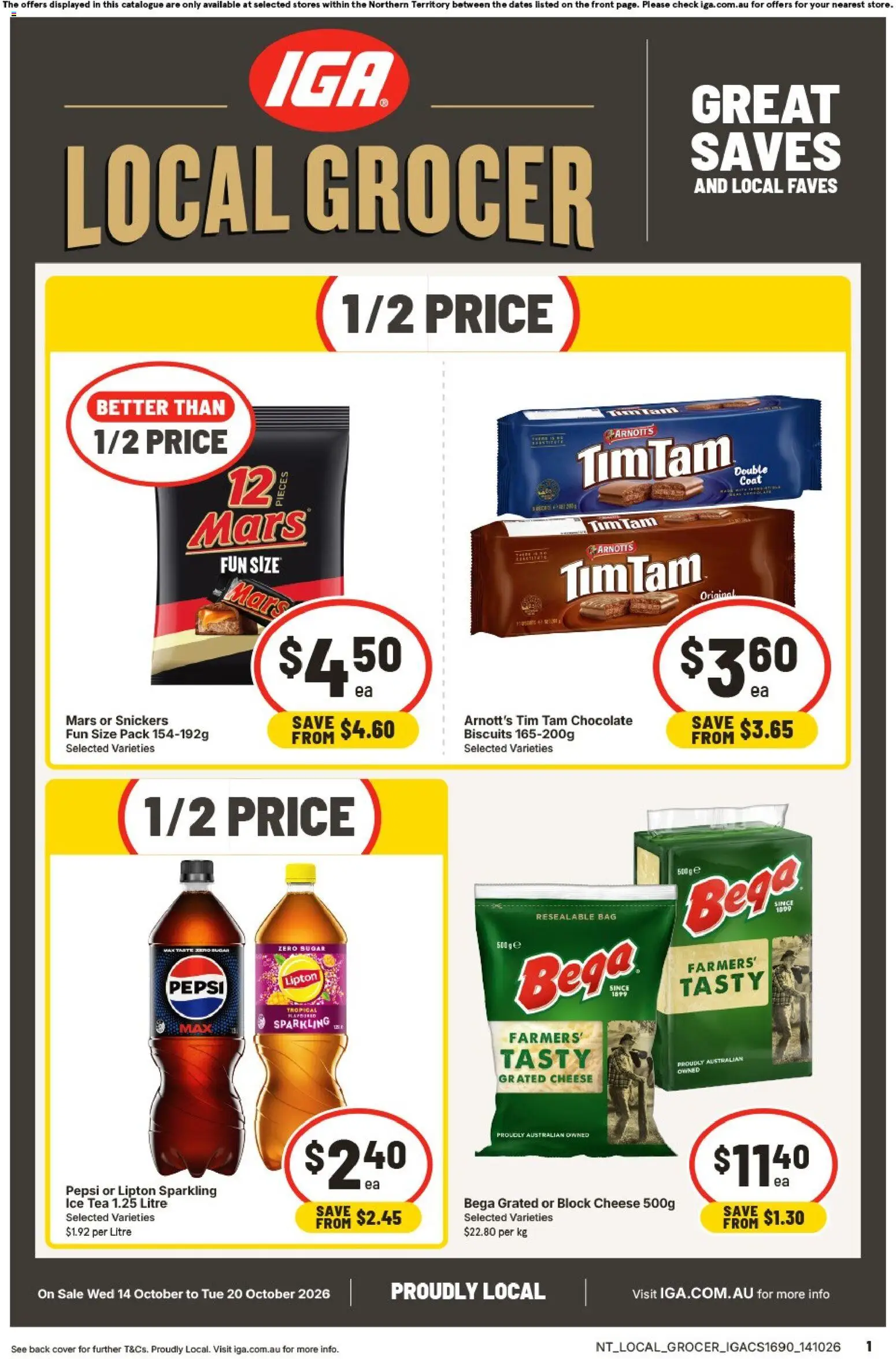 IGA catalogue - valid from 14/10/2026 | Page: 1