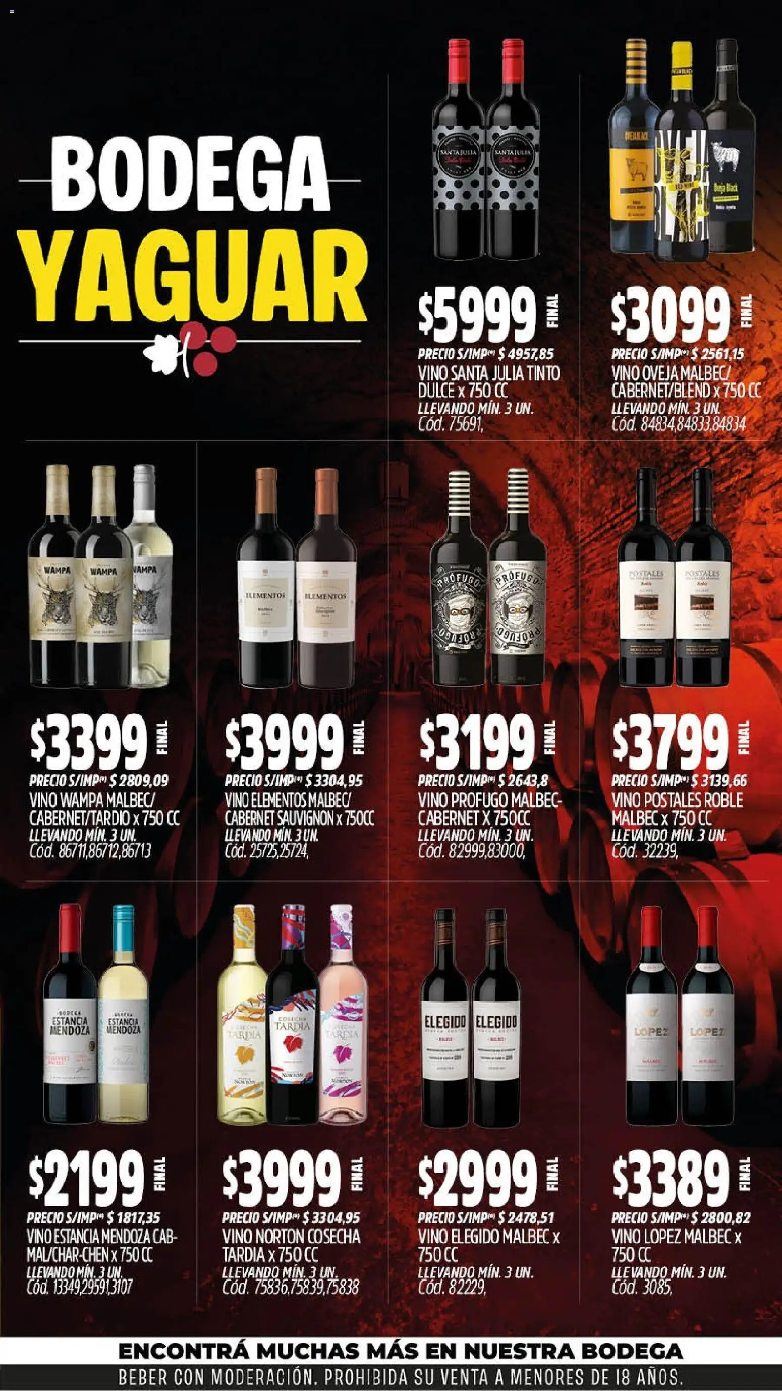 Yaguar - Oferta Semanal General Roca │ válido desde el 14/09/2026 | Página: 6 | Productos: Dulce, Vino
