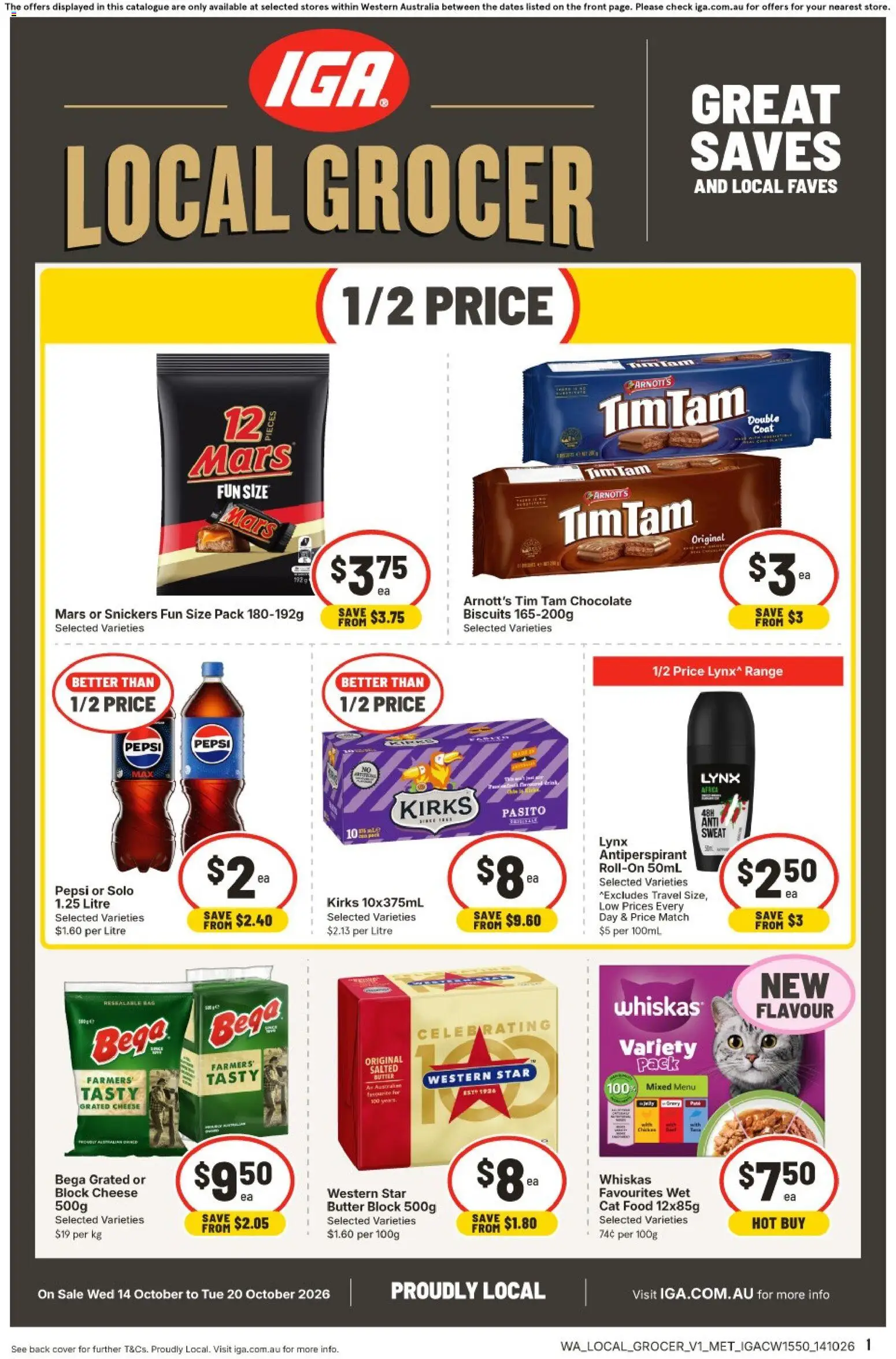 IGA catalogue - valid from 14/10/2026 | Page: 1