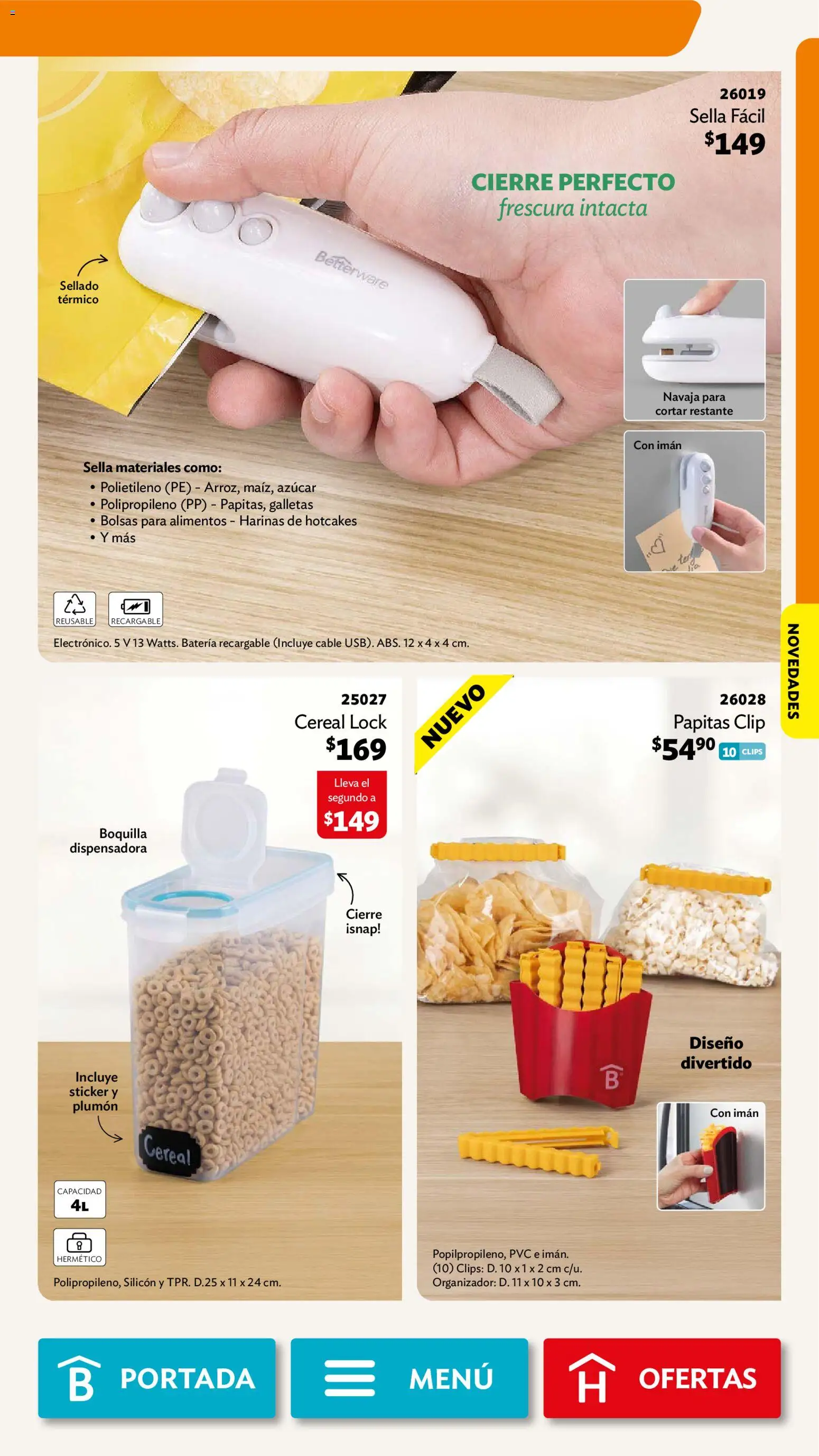 Nuevas ofertas de Betterware válidas en toda la República Mexicana desde el 01.06.2026. ¡Encuentra las mejores ofertas en Betterware campaña 6 2026! | Página: 35