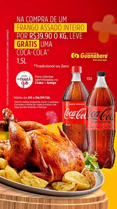 Supermercado Guanabara ofertas Frango Assado - Pré-Visualização do folheto da loja Supermercado Guanabara, válido de 04/09/2026