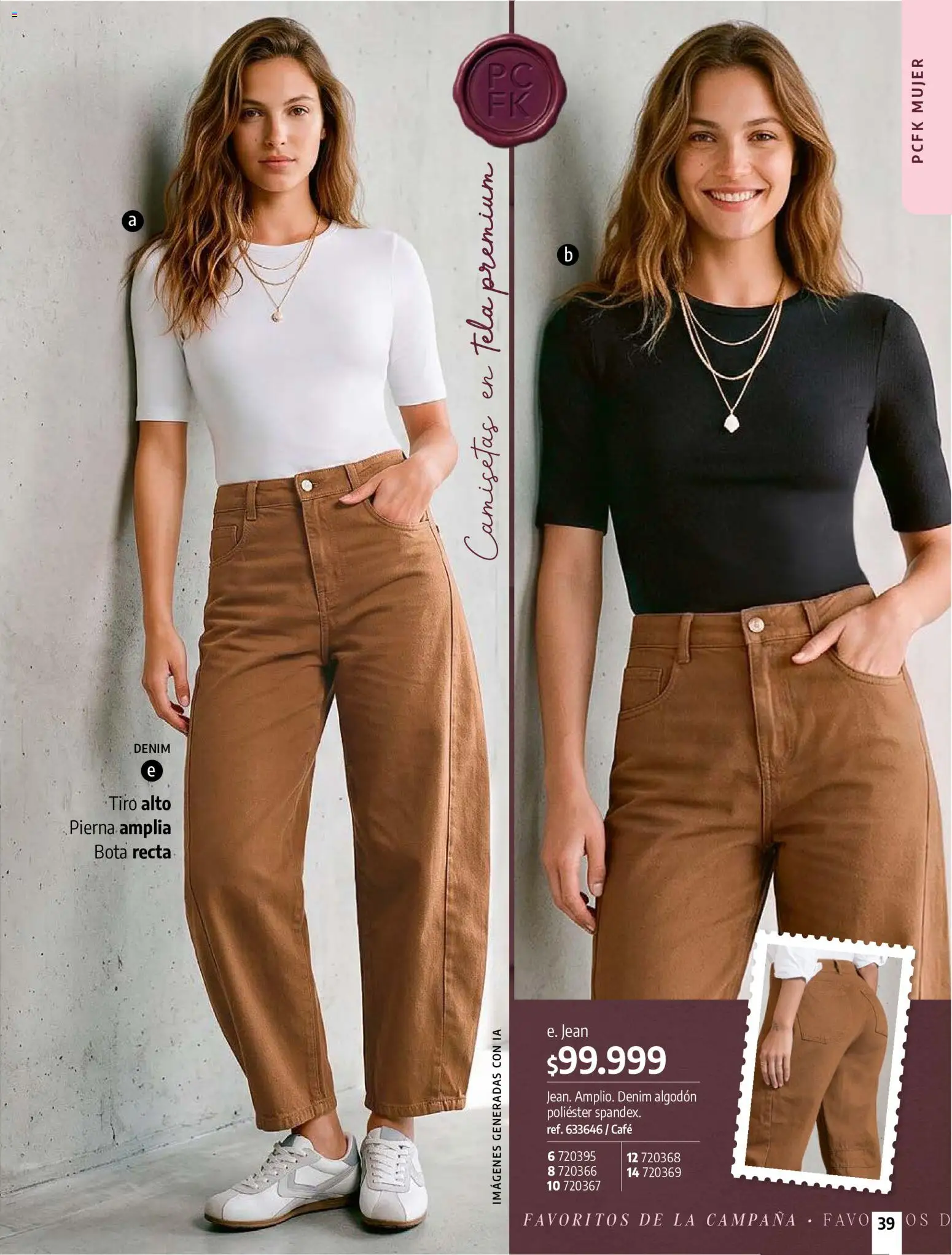 Pacifika revista - valida desde el 21/07/2026 | Página: 38 | Productos: Algodón, Pierna, Jean, Café