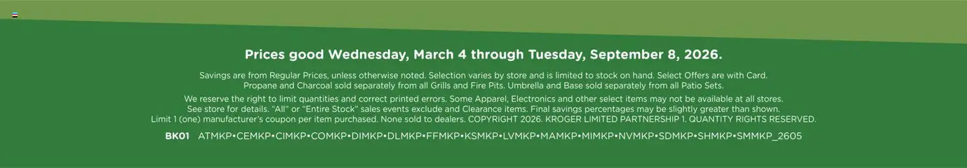 Preview of King Soopers weekly ads valid from 03/04/2026 | Page: 9 | Products: Umbrella