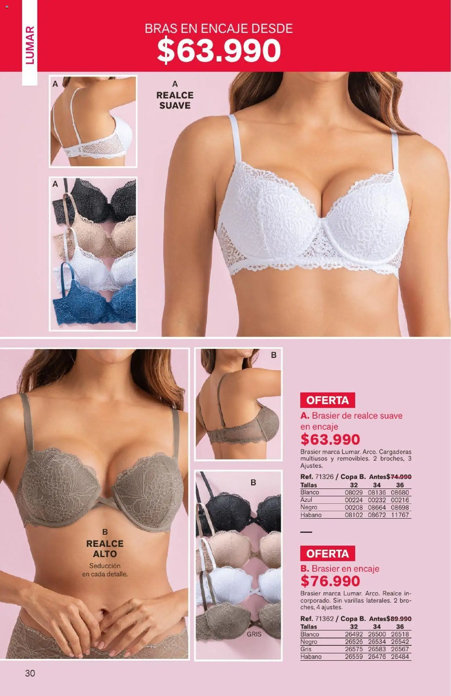 Leonisa revista - valida desde el 04/08/2026 | Página: 30 | Productos: Brasier