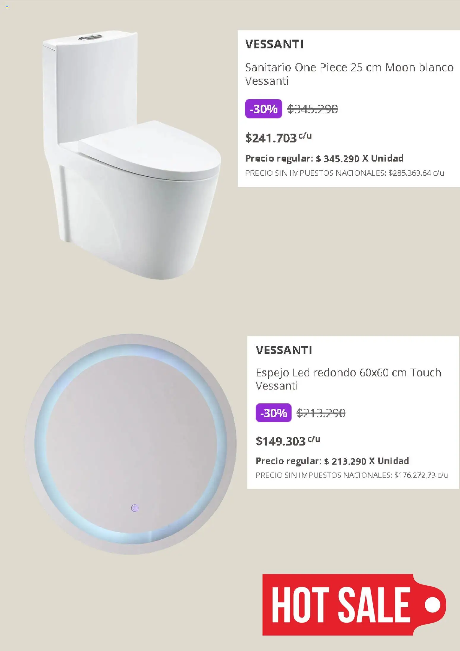 Blaisten - Hot Sale │ válido desde el 11.05.2026 | Página: 5 | Productos: Espejo