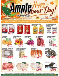 Preview of Ample Food Market weekly flyer / circulaire from shop Ample Food Market valid from Sep 4, 2026