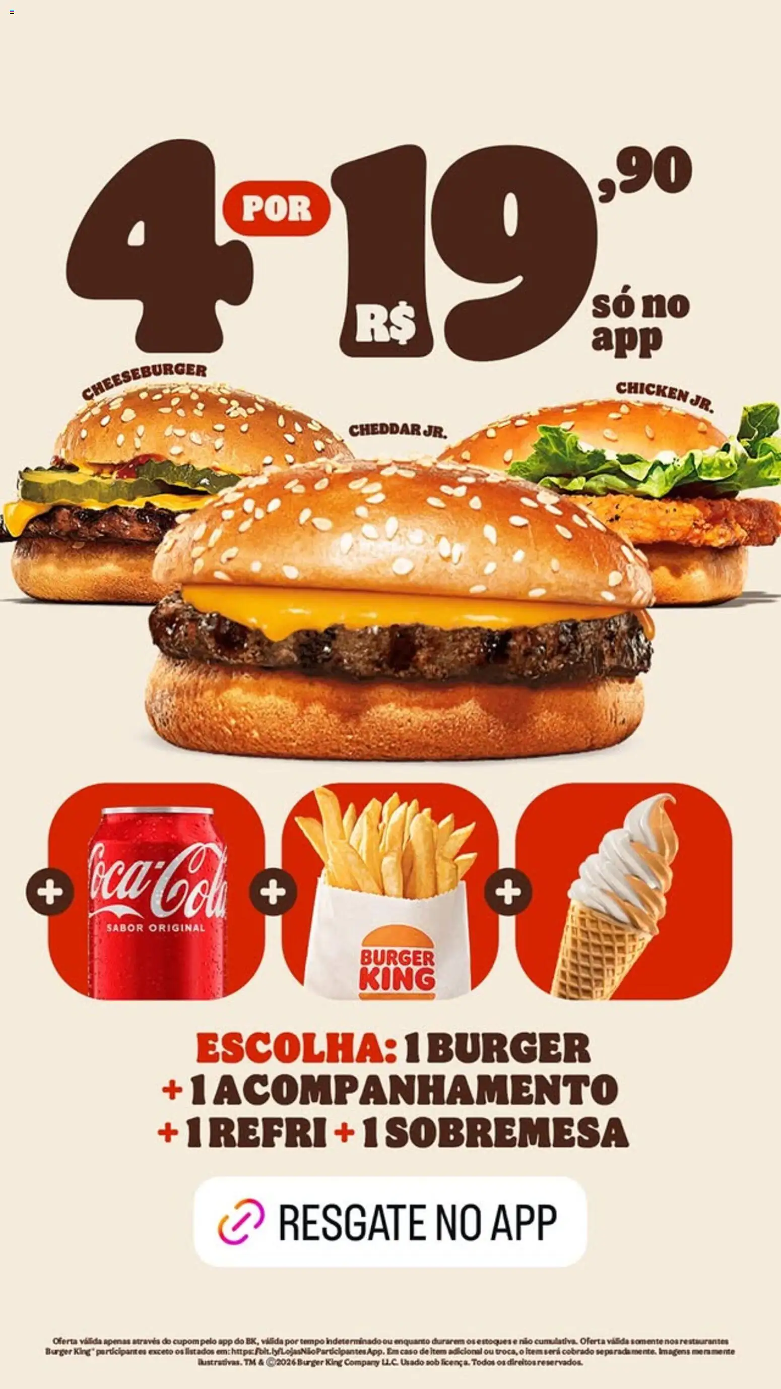 Burger King Folheto - válido de 11.06.2026 | Página: 7 | Produtos: Cheddar