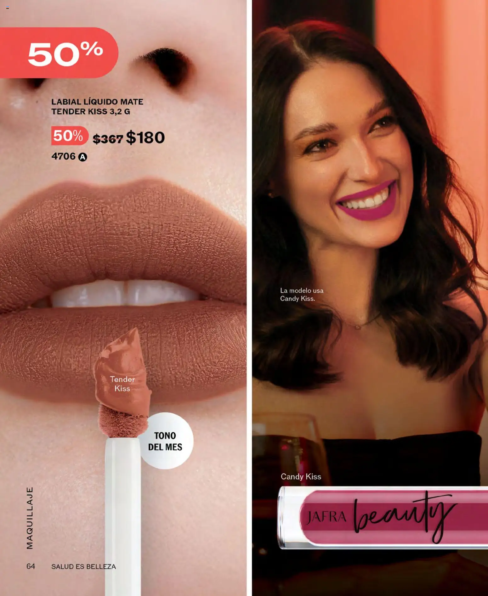 Nuevas ofertas de JAFRA válidas en toda la República Mexicana desde el 01.04.2026. ¡Encuentra las mejores ofertas en JAFRA catálogo! | Página: 64 | Productos: Mate, Maquillaje
