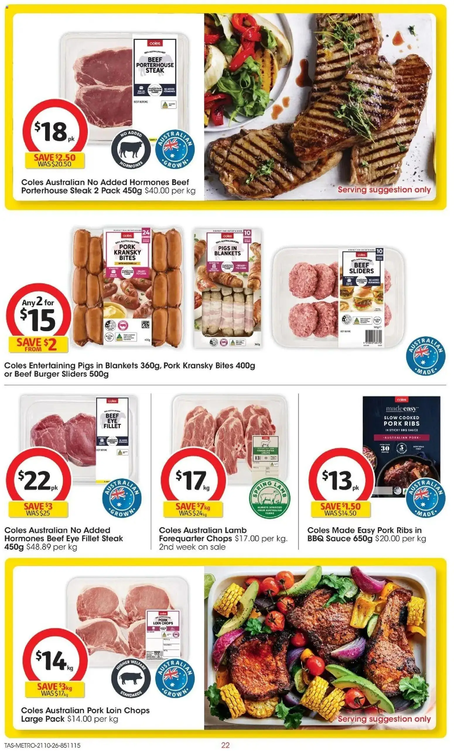 ﻿Coles catalogue valid from 21/10/2026 > Online Australia | Page: 22