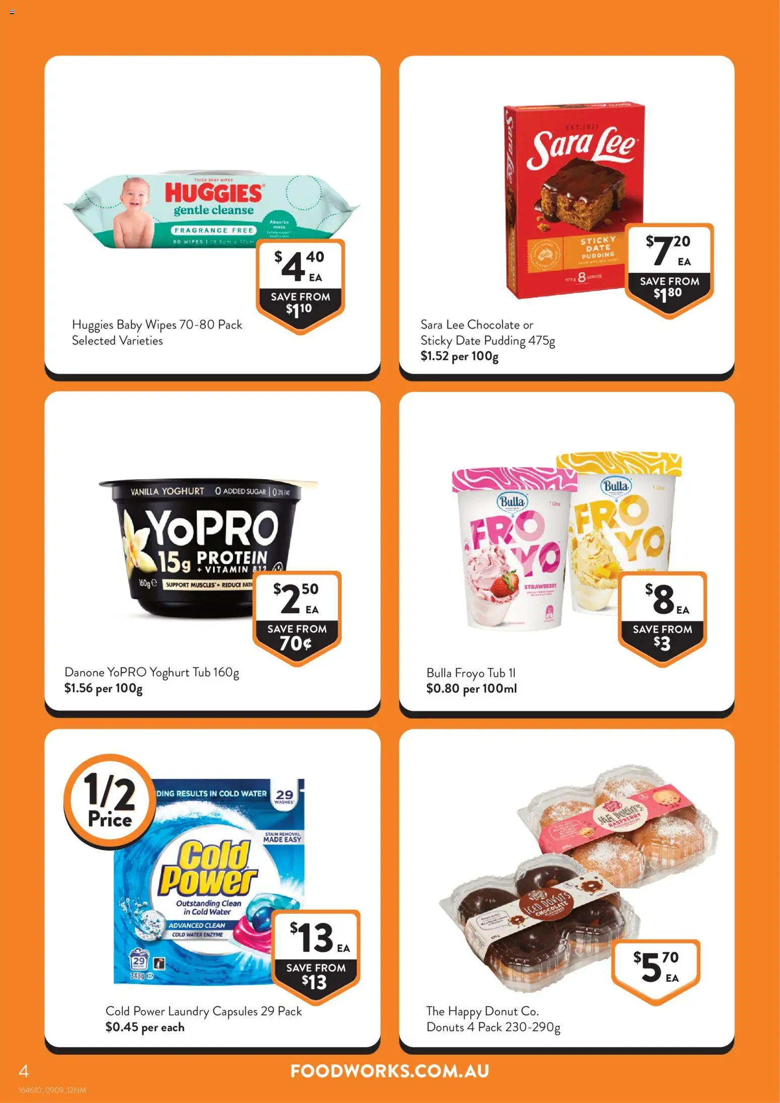 Foodworks catalogue - valid from 09/09/2026 | Page: 4 | Products: Protein, Capsules, Vanilla, Vitamin