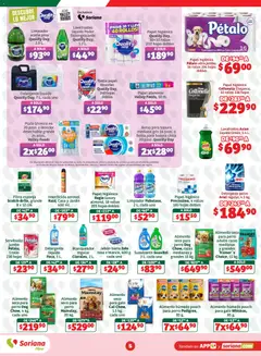Vista previa de Soriana folleto, nuevo folleto de la tienda, válido en México a partir del 04/09/2026 | Página: 5 | Productos: Limpiador, Insecticida, Papel aluminio, Jabón