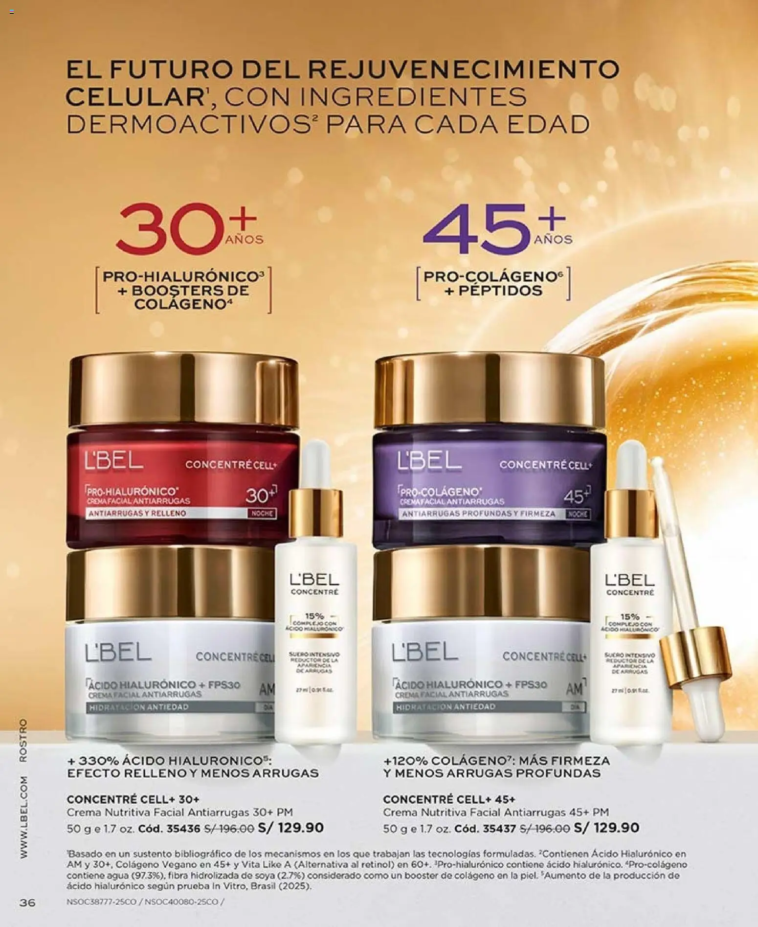 Catálogo L'Bel válido desde 11/07/2026 | Página: 36 | Productos: Crema