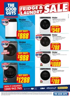 Preview of The Good Guys catalogue - Fridge and Laundry sale - valid from 30.04.2026 | Page: 5 | Products: Phone, Laundry, Washer, Allergy