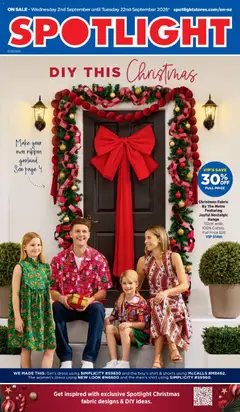 Spotlight DIY This Christmas preview  - valid from 2 Sept 2026